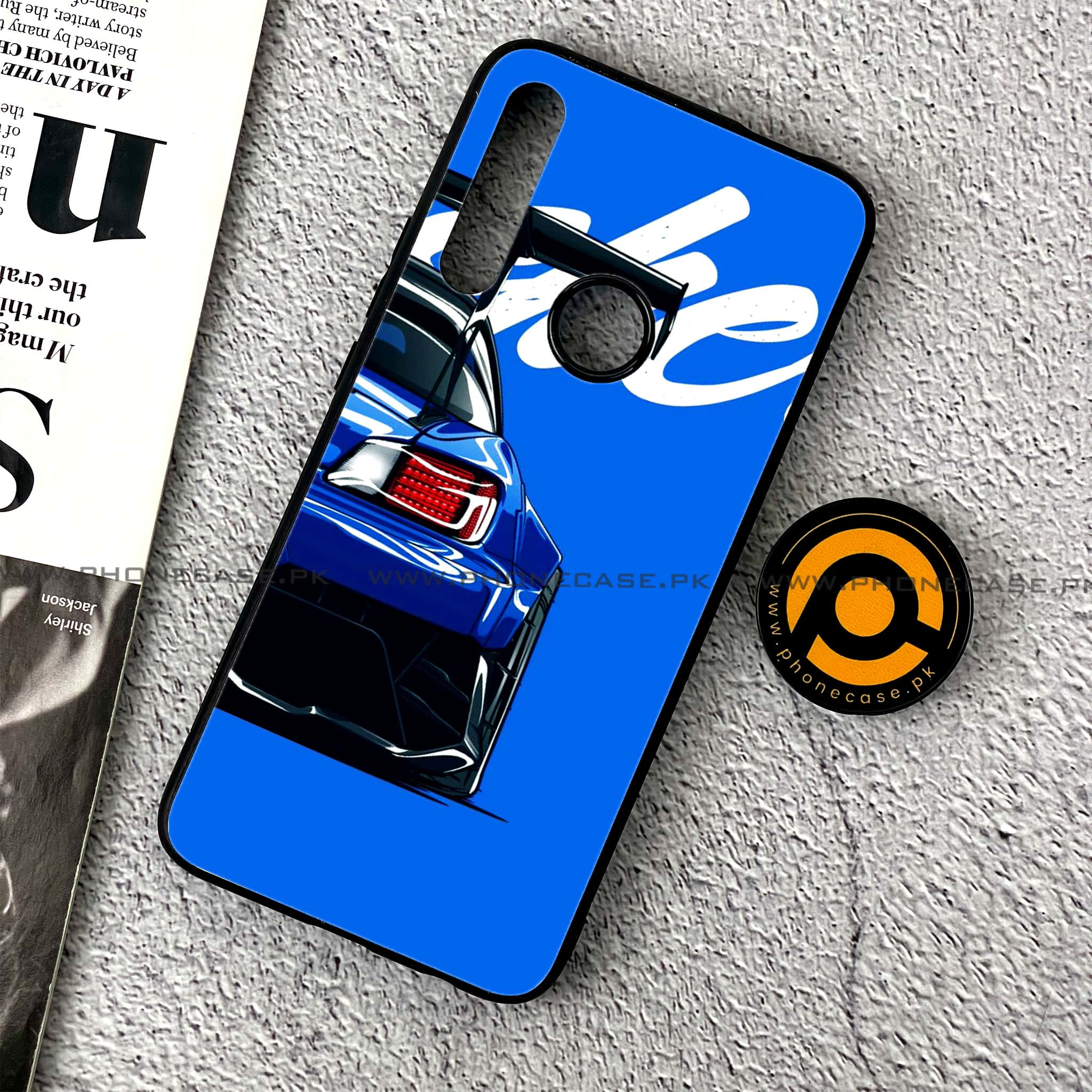 Huawei Y9 Prime (2019) - Racing 2.0 Series - Premium Printed Glass soft Bumper shock Proof Case