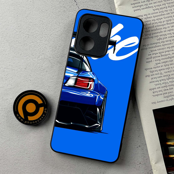 Oppo Reno 14F - Racing 2.0 Series - Premium Metal Printed Soft Bumper Shockproof Case