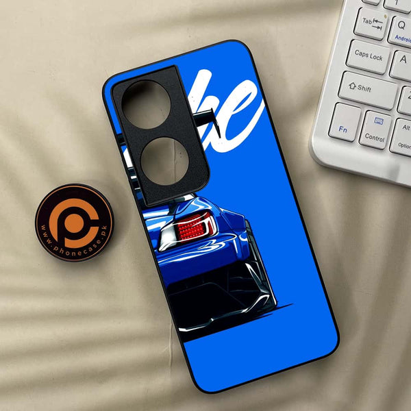 Honor X7b - Racing 2.0 Series - Premium Metal  Printed soft Bumper shock Proof Case