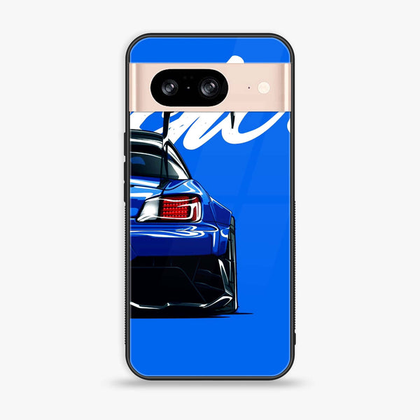 Google Pixel 8 -  Racing 2.0 Series - Premium Printed Glass soft Bumper shock Proof Case