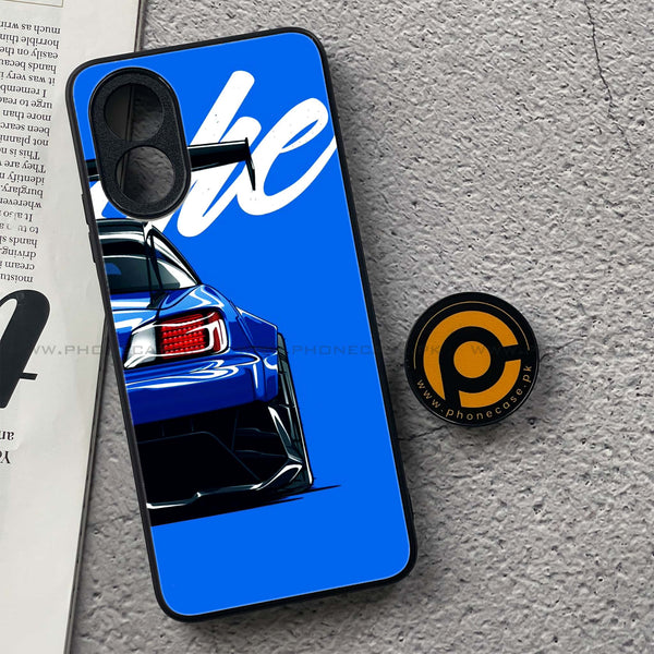 Oppo A18 4G - Racing 2.0 Series - Premium Metal  Printed soft Bumper shock Proof Case
