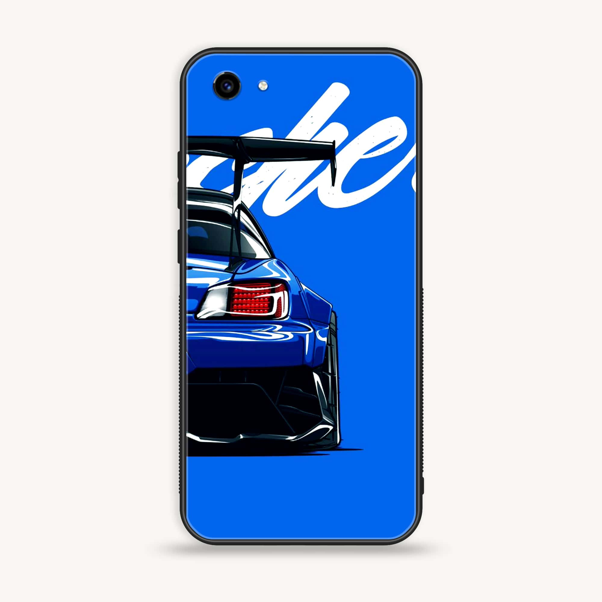 Vivo Y83 - Racing 2.0 Series - Premium Printed Glass soft Bumper shock Proof Case