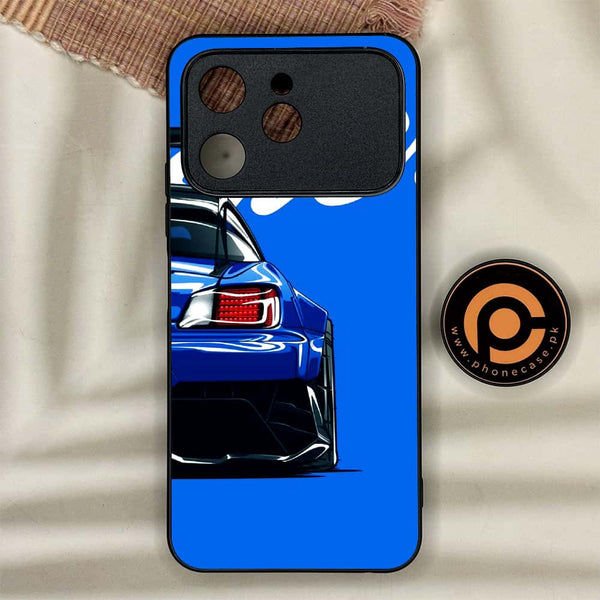 Tecno Spark 40 - Racing 2.0 Series - Premium Metal Printed soft Bumper shock Proof Case