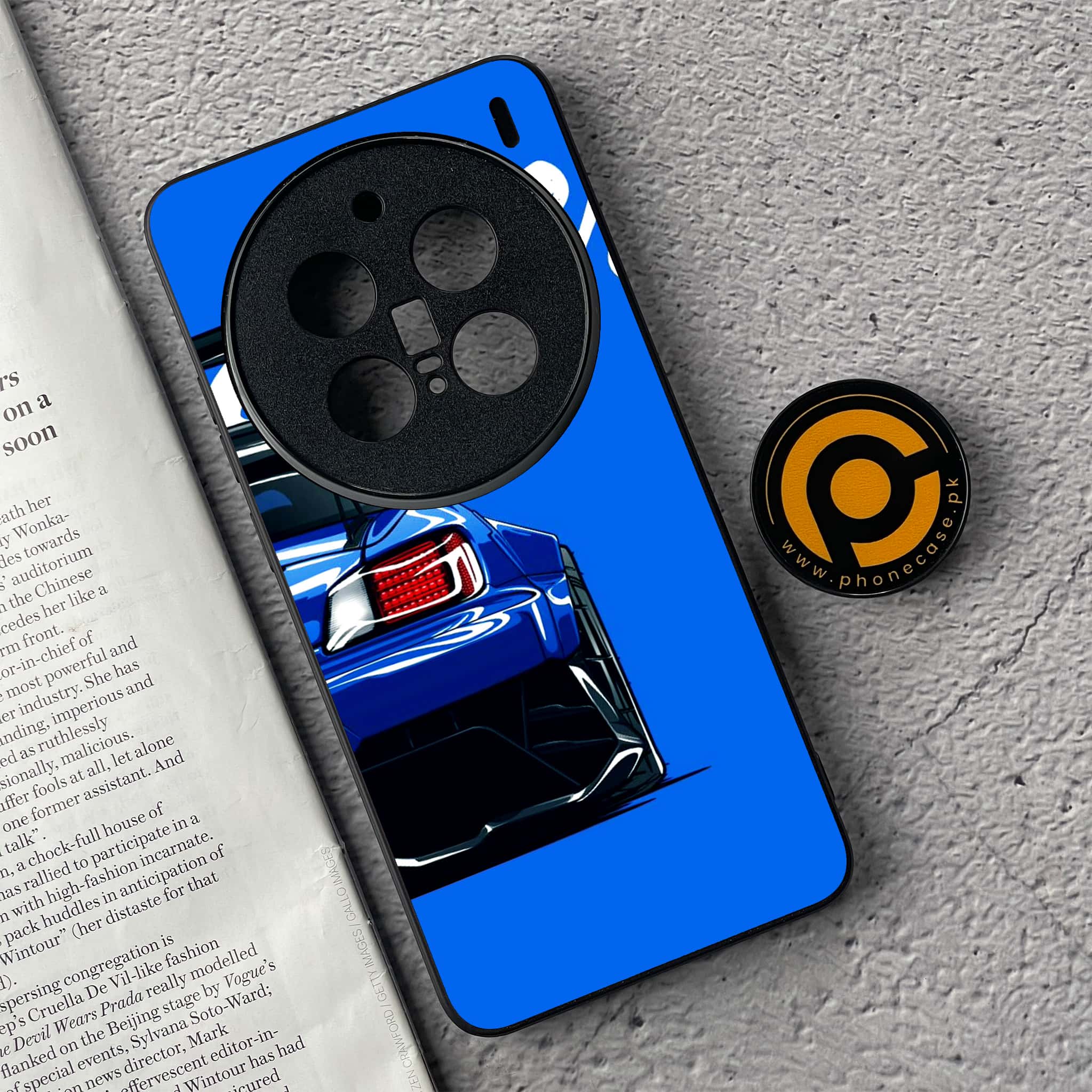 Vivo X200 Pro - Racing 2.0 Series - Premium Metal  Printed soft Bumper shock Proof Case