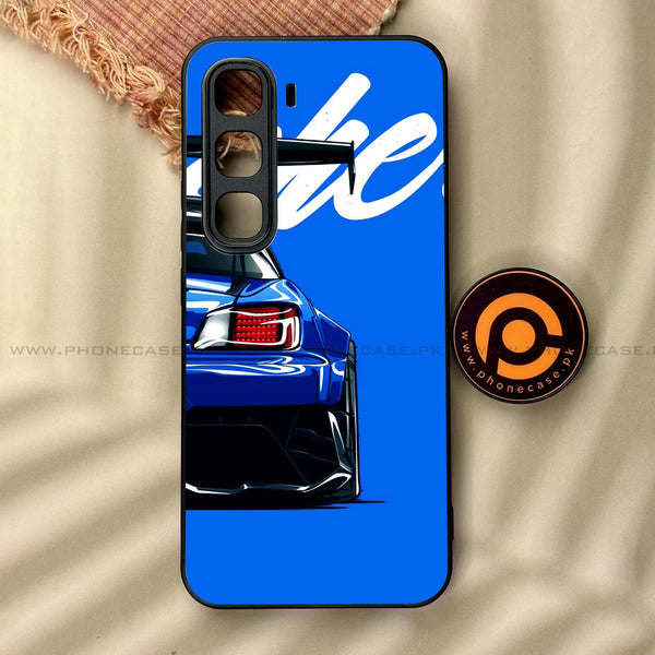 Infinix Hot 60 Pro Plus - Racing 2.0 Series - Premium Metal Printed soft Bumper shock Proof Case