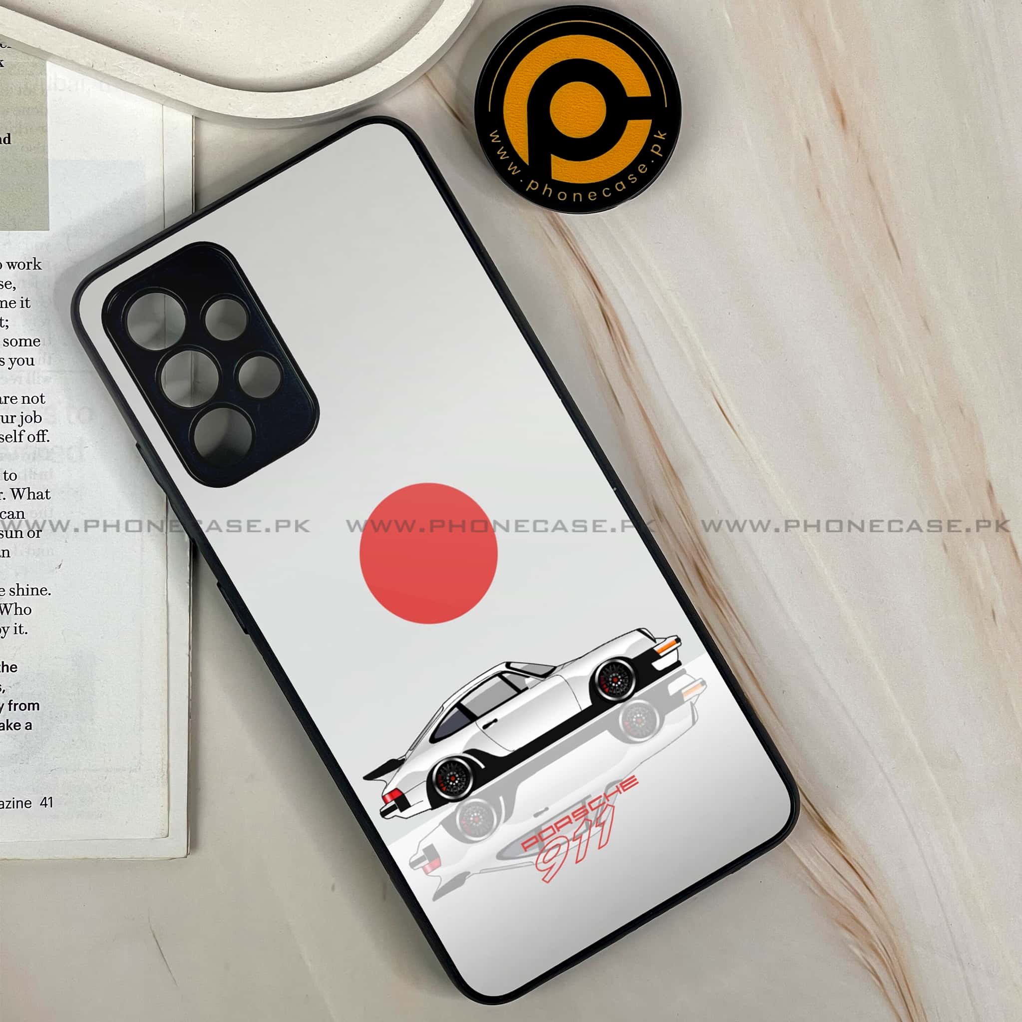 Samsung Galaxy A13 - Racing 2.0 Series - Premium Printed Glass soft Bumper shock Proof Case