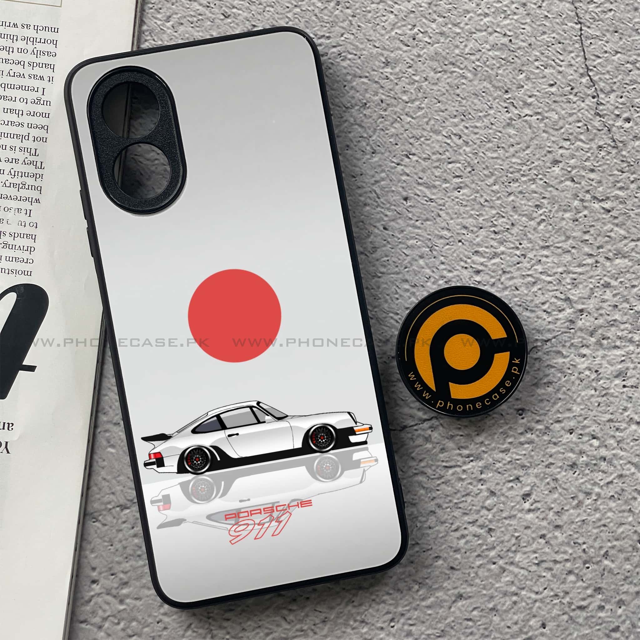 Oppo A18 4G - Racing 2.0 Series - Premium Metal  Printed soft Bumper shock Proof Case