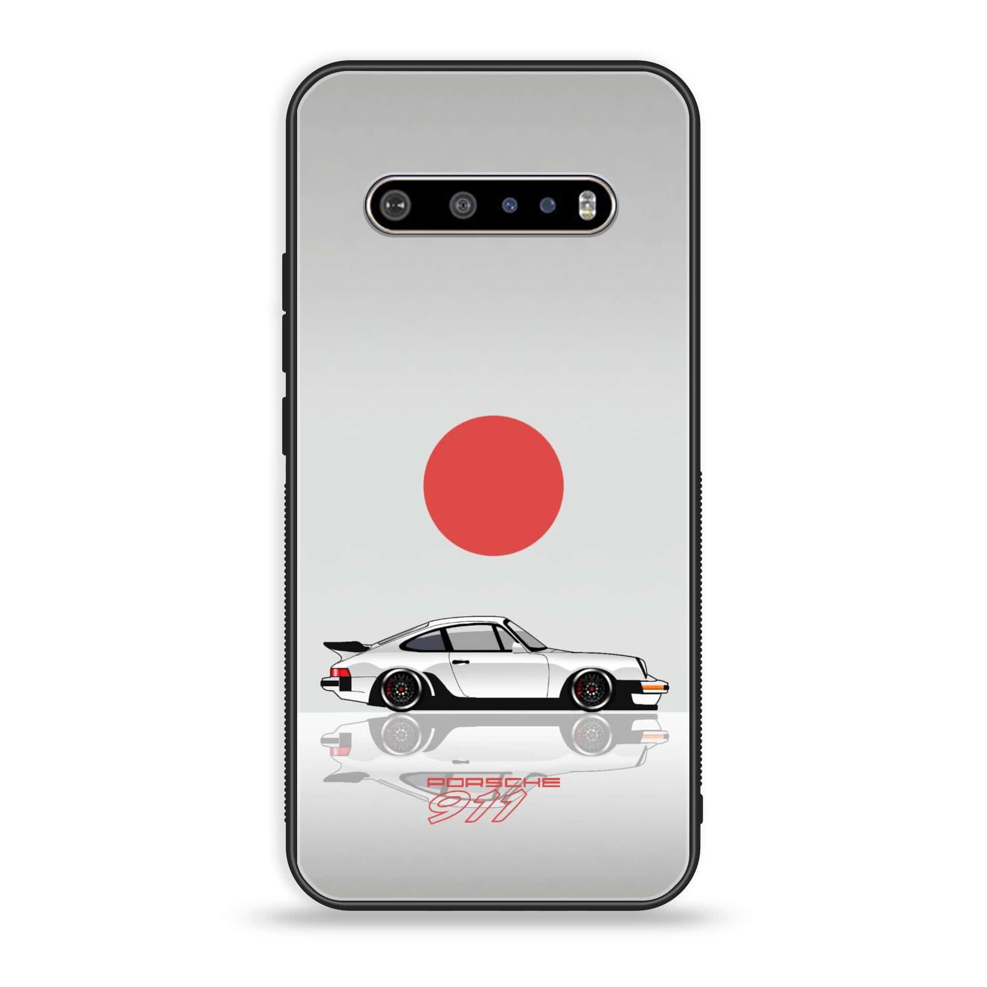 LG V60 Racing 2.0 Series Premium Printed Glass soft Bumper shock Proof Case