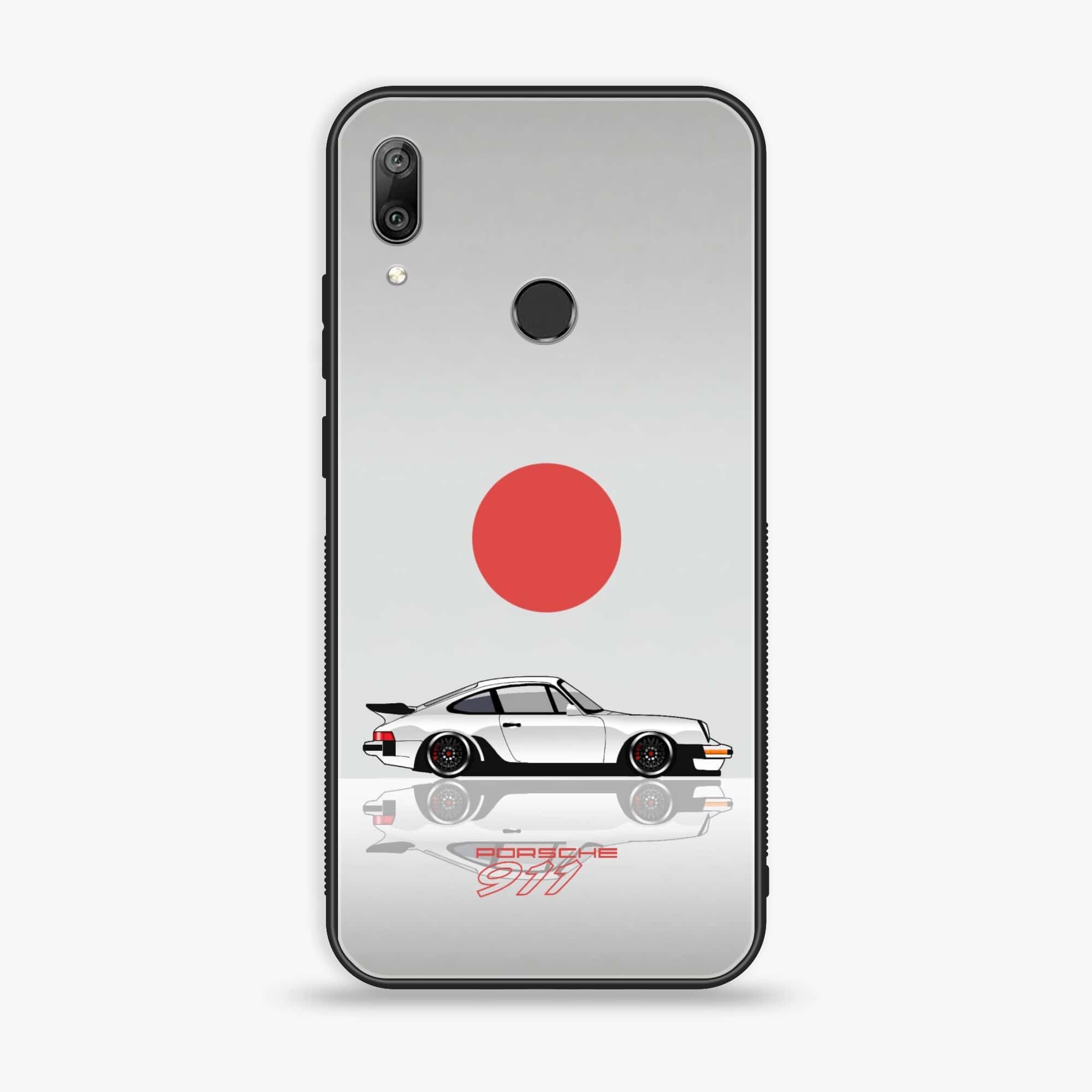 Huawei Y7 Prime (2019) - Racing 2.0 Series - Premium Printed Glass soft Bumper shock Proof Case