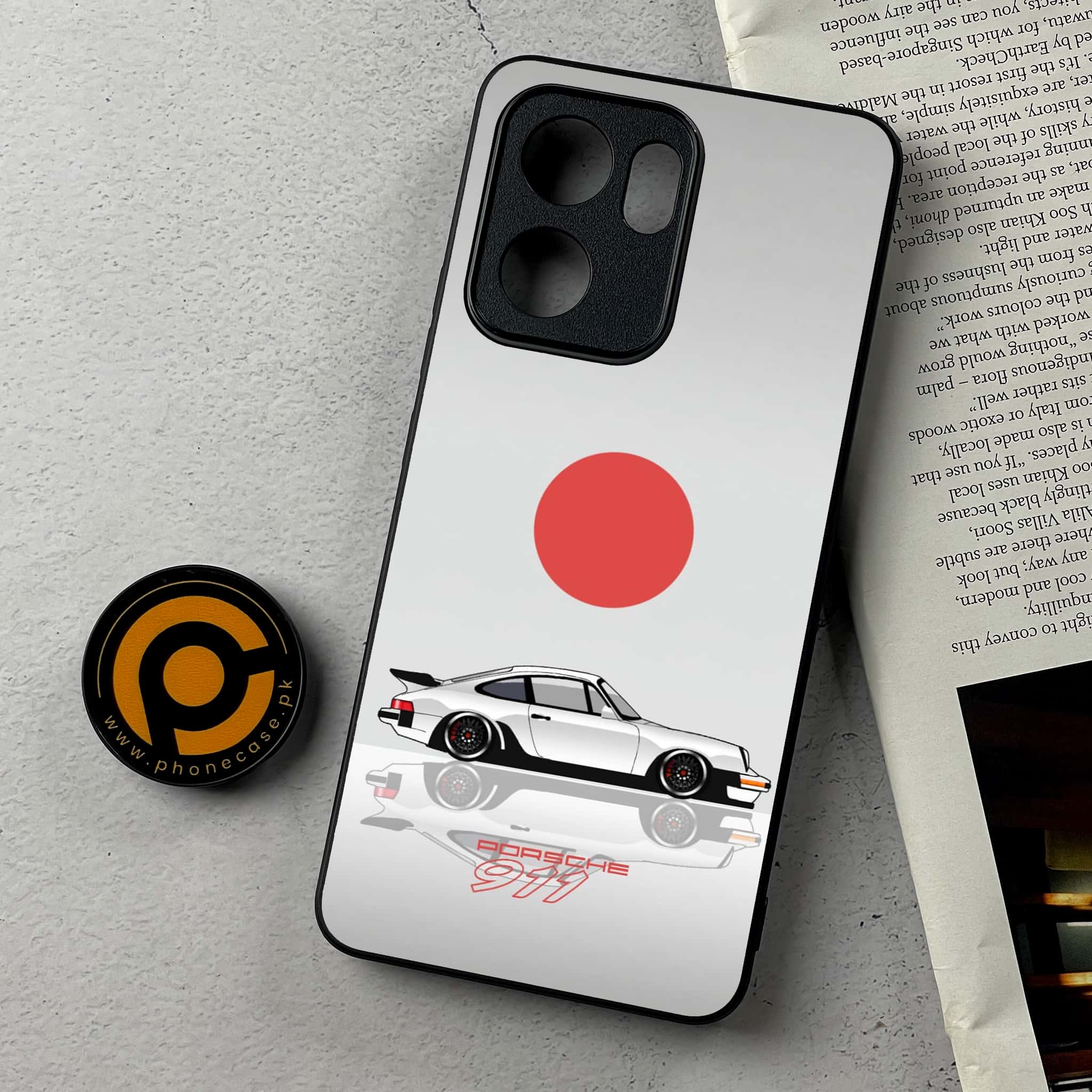Oppo Reno 14F - Racing 2.0 Series - Premium Metal Printed Soft Bumper Shockproof Case