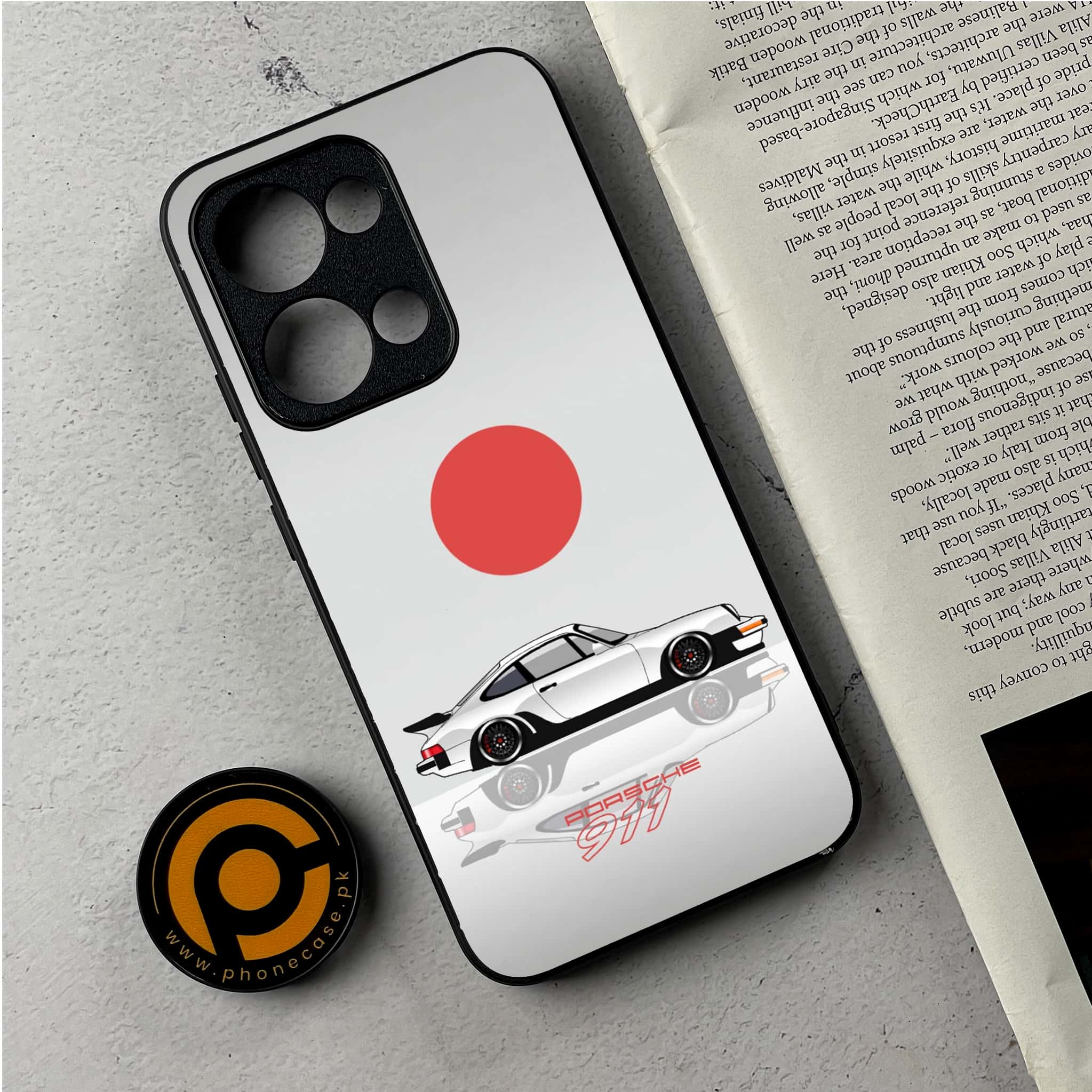 Oppo Reno 13 - Racing 2.0 Series - Premium Metal Printed Soft Bumper Shockproof Case