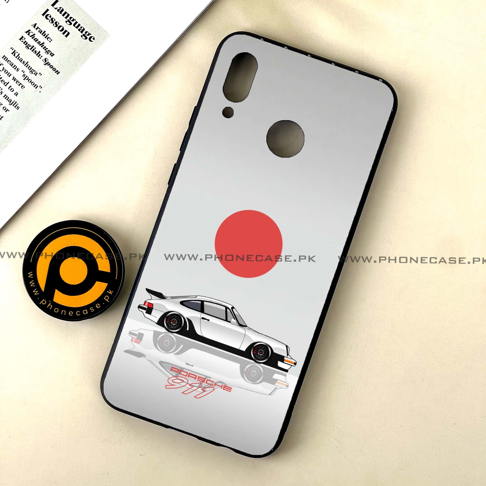 Huawei Nova 3 - Racing 2.0 Series - Premium Printed Glass soft Bumper shock Proof Case