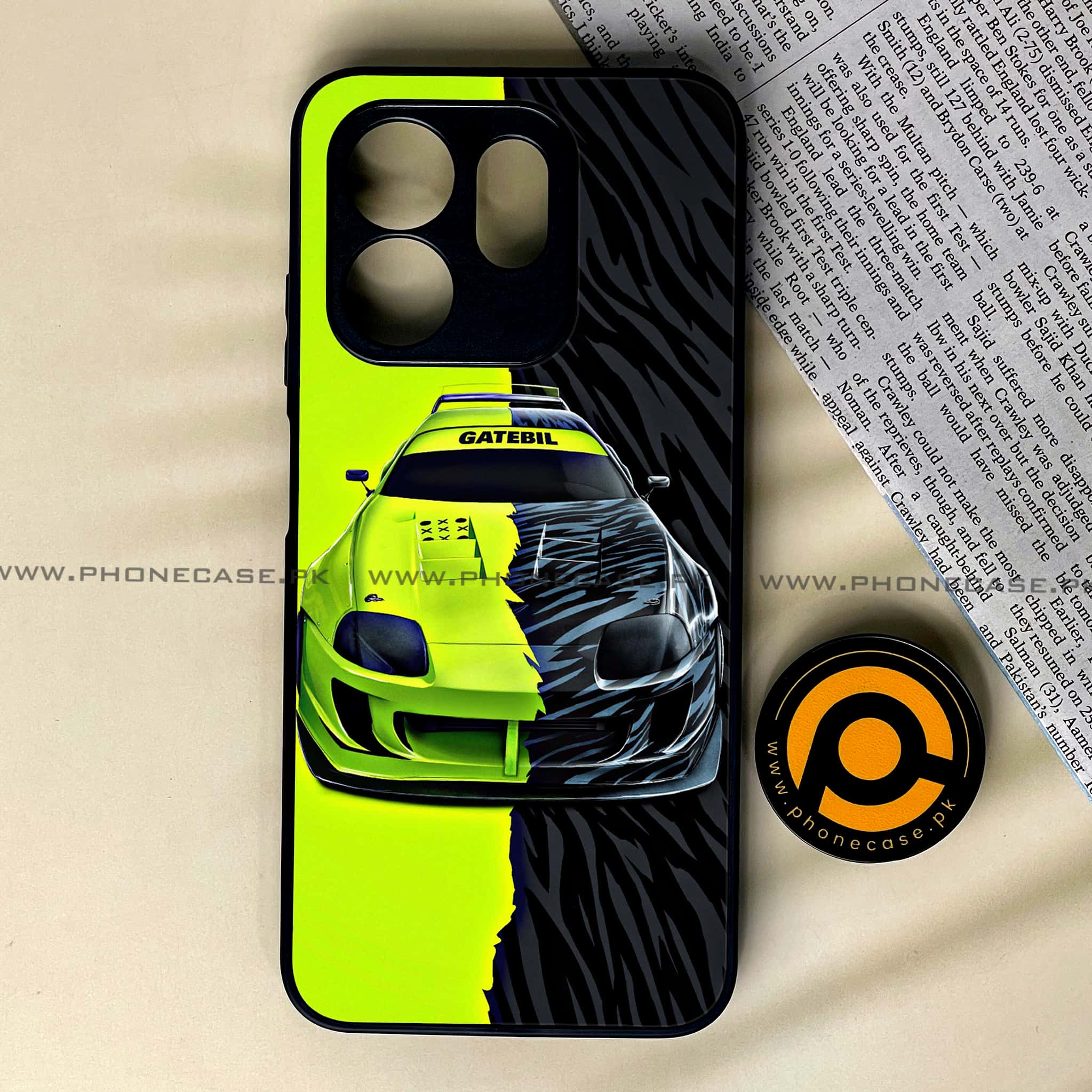 Infinix Smart 9 HD - Racing 2.0 Series - Premium Metal Printed soft Bumper shock Proof Case