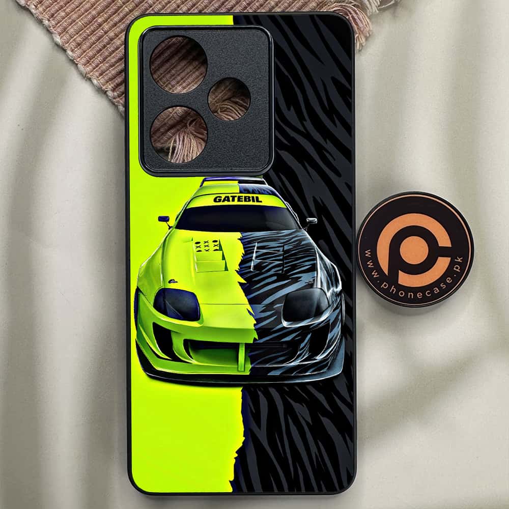 Realme GT 7 - Racing 2.0 Series - Premium Metal Printed soft Bumper shock Proof Case
