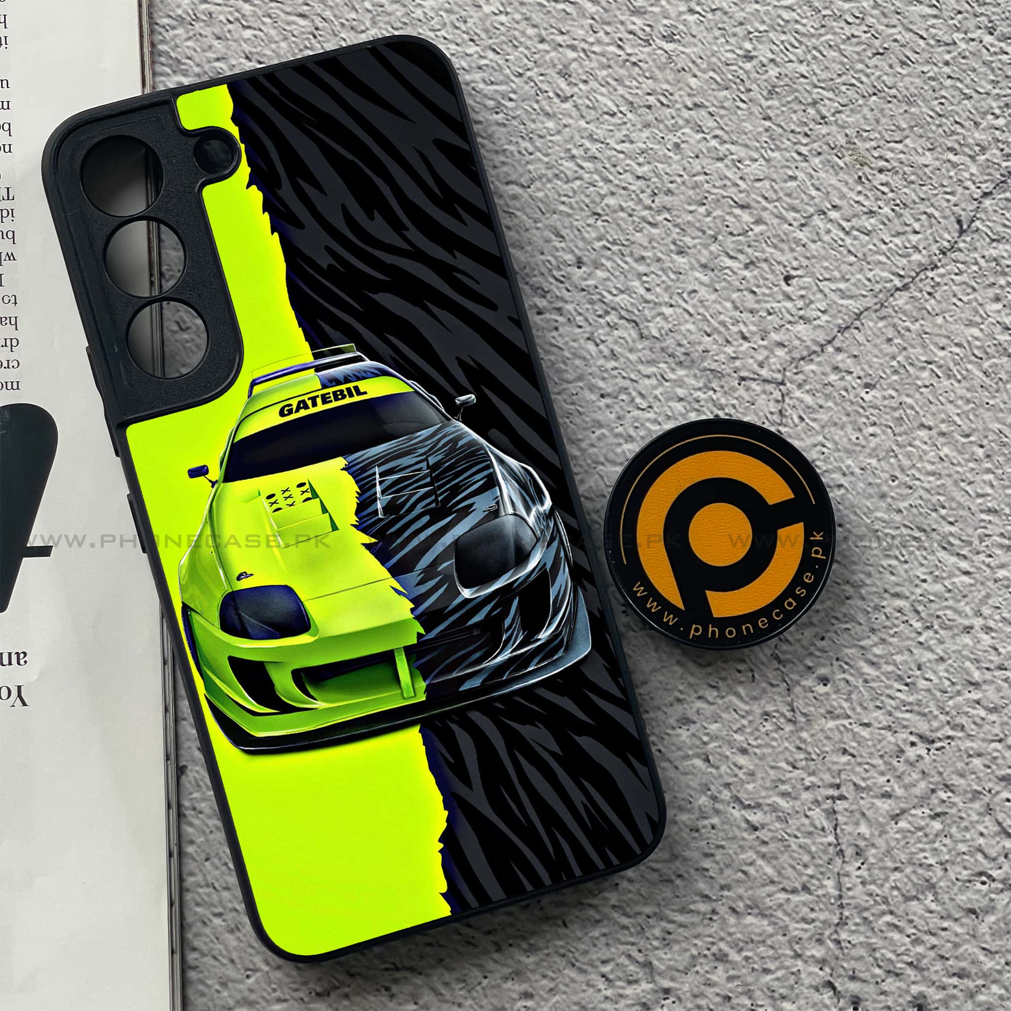 Samsung Galaxy S22 - Racing 2.0 Series - Premium Metal Printed soft Bumper shock Proof Case