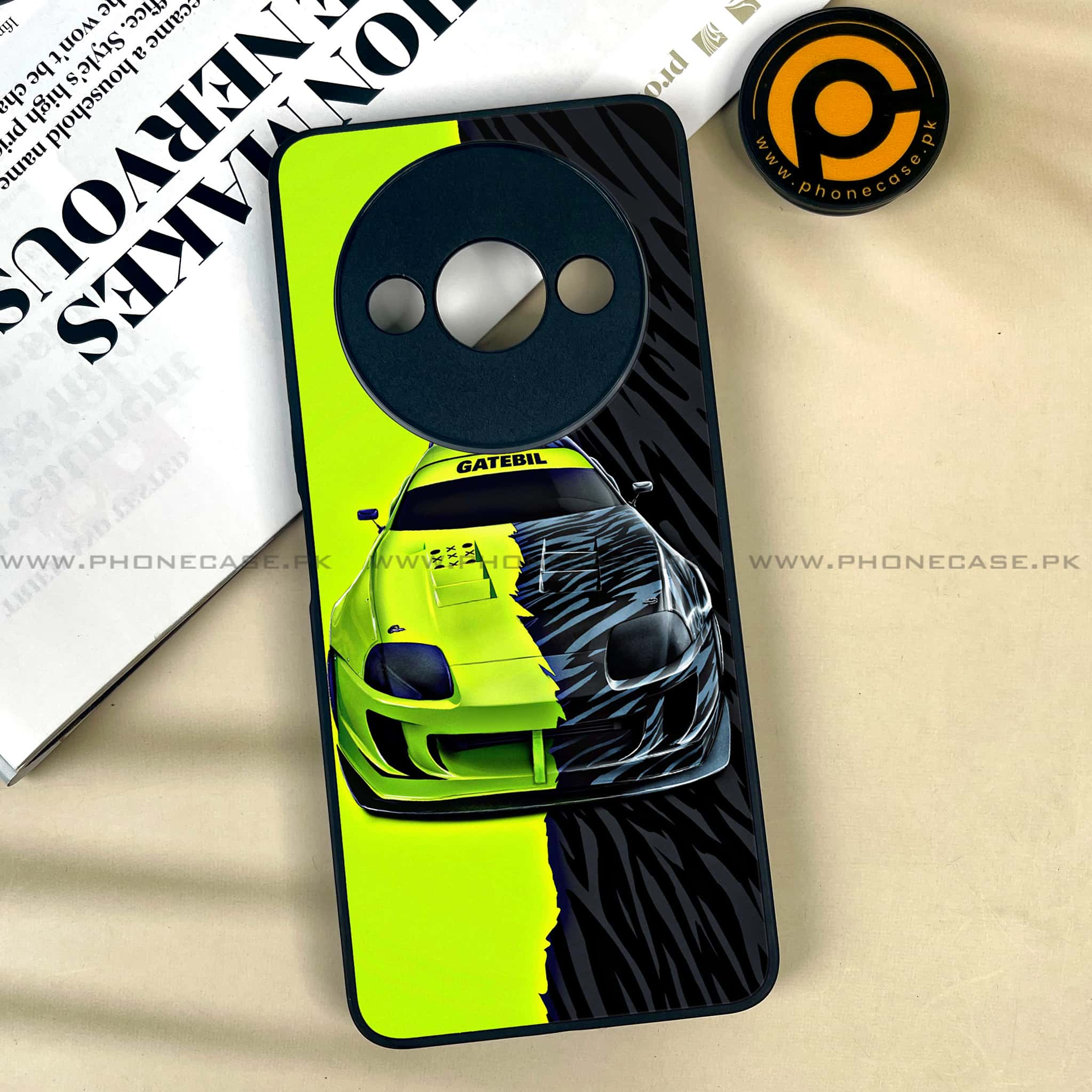 Xiaomi Redmi A3x - Racing Series 2.0 - Premium Printed Metal soft Bumper shock Proof Case