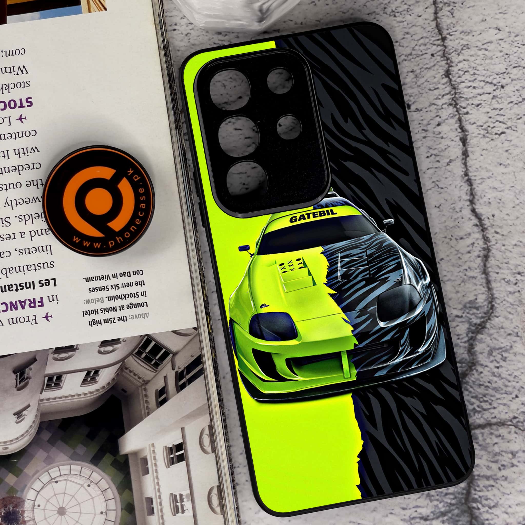 Vivo Y29 4G - Racing 2.0 Series - Premium Metal Printed soft Bumper Shock Proof Case