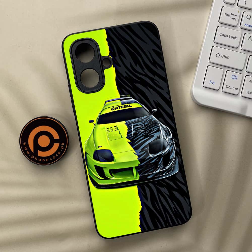Tecno Spark Go 2 - Racing 2.0 Series - Premium Metal Printed soft Bumper Shock Proof Case
