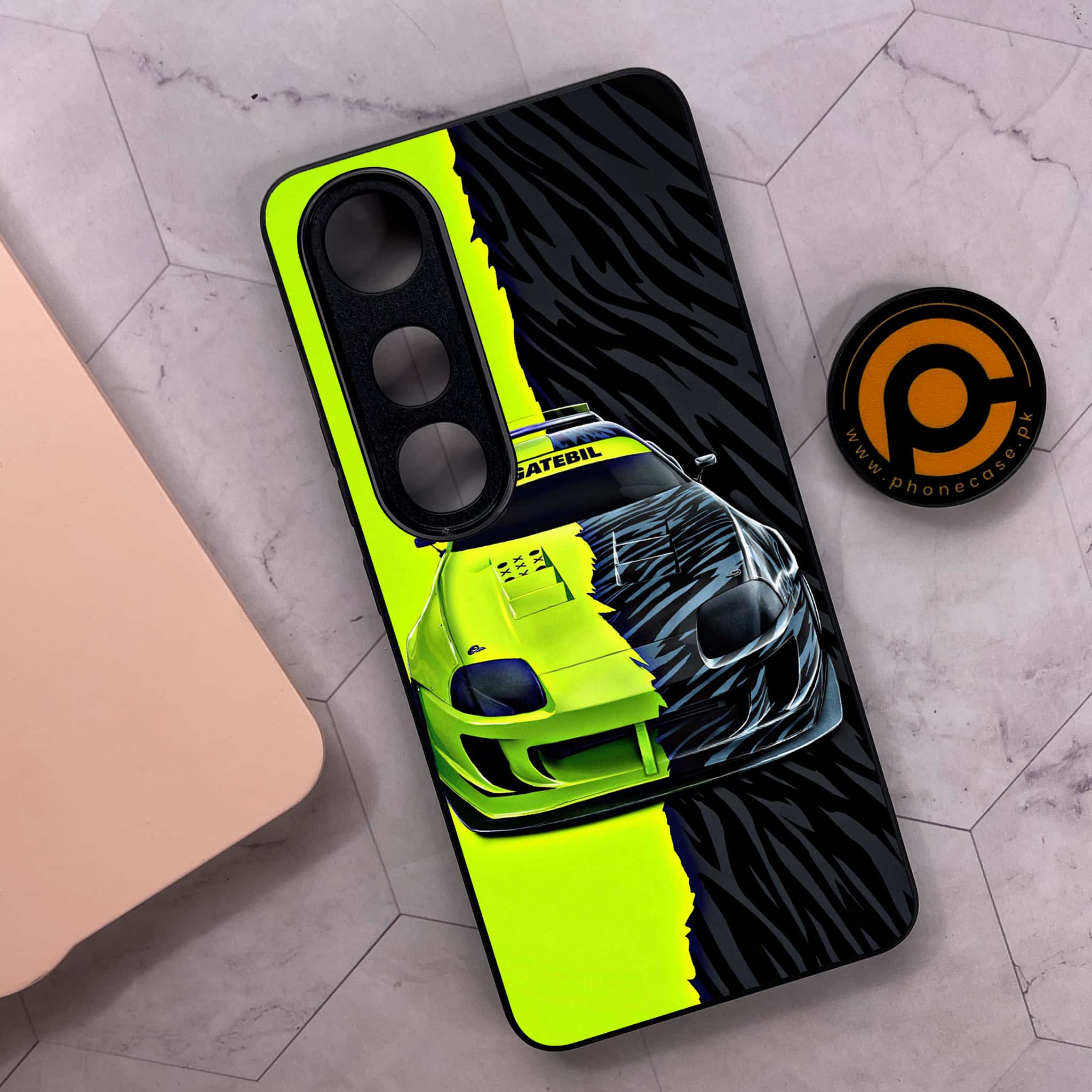 Vivo V50 Lite - Racing 2.0 Series - Premium Metal Printed soft Bumper shock Proof Case