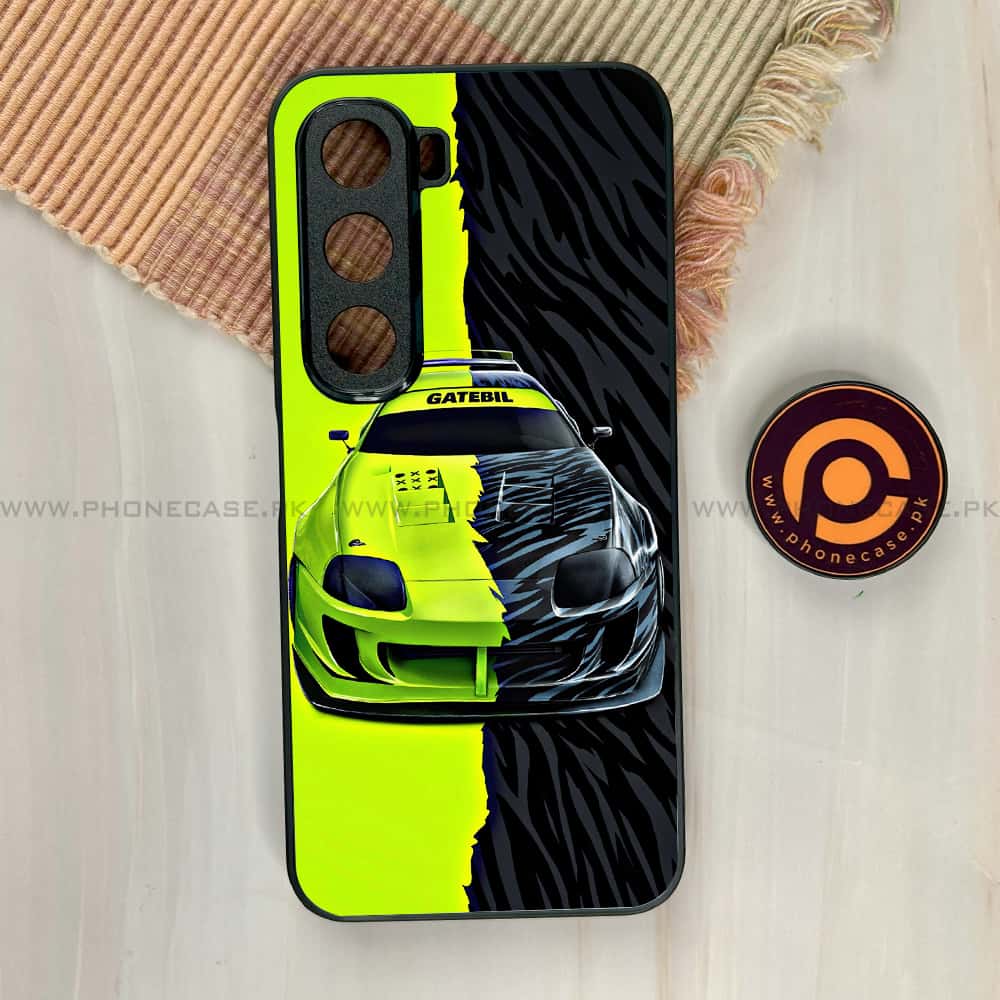 Infinix Hot 60i - Racing 2.0 Series - Premium Metal Printed soft Bumper shock Proof Case