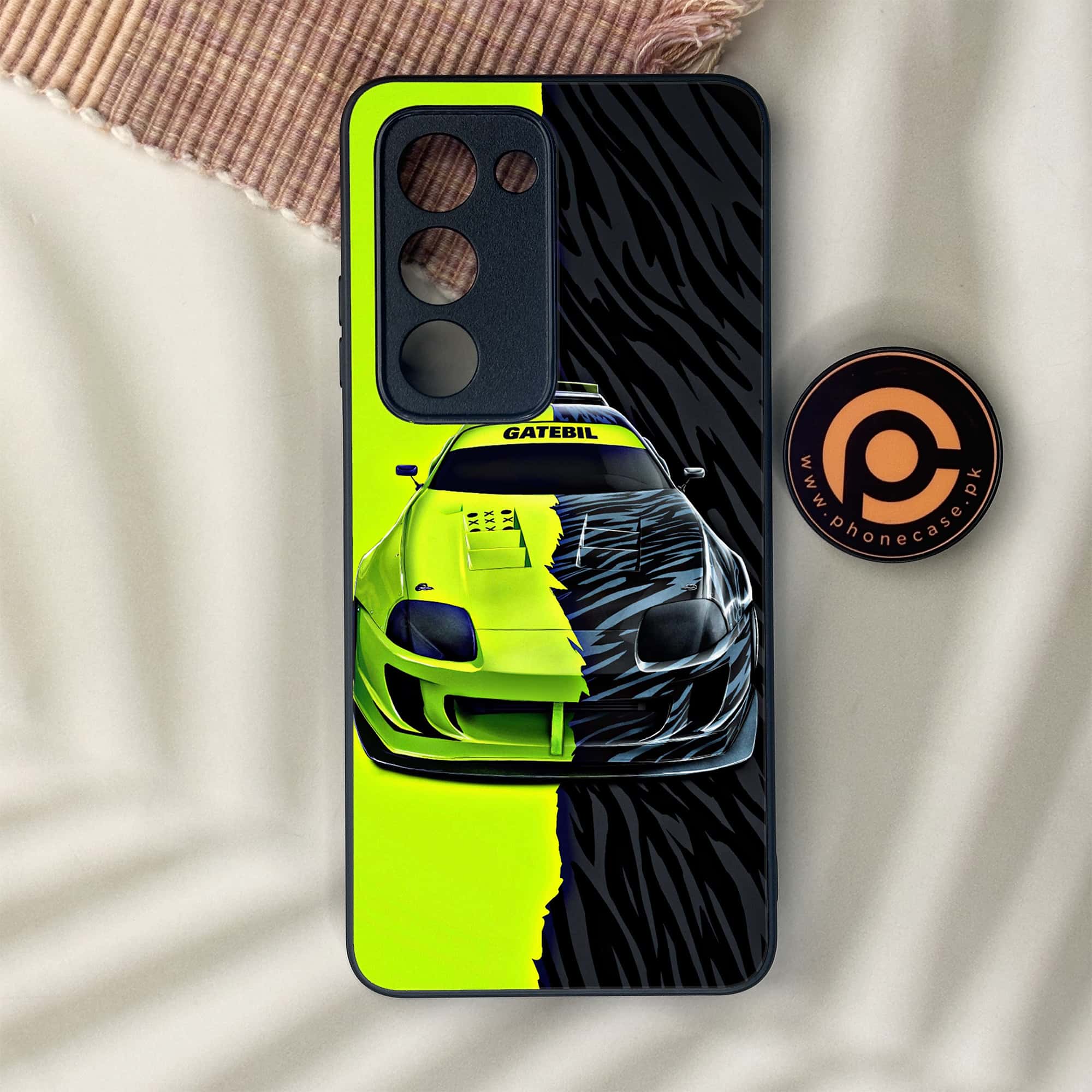Oppo A5 2025 - Racing 2.0 Series - Premium Metal Printed soft Bumper shock Proof Case