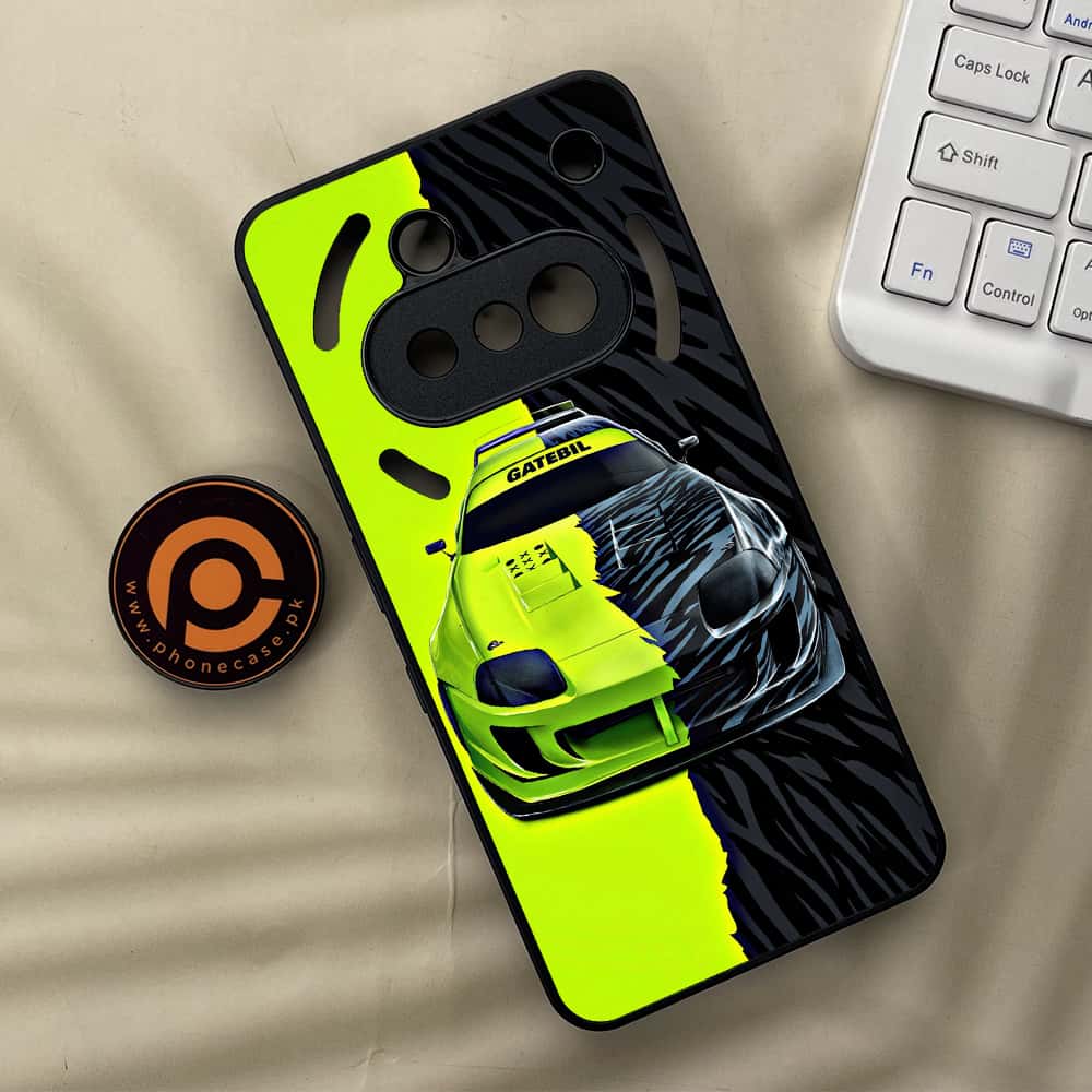 Nothing Phone 3a - Racing 2.0 Series - Premium Metal  Printed soft Bumper shock Proof Case