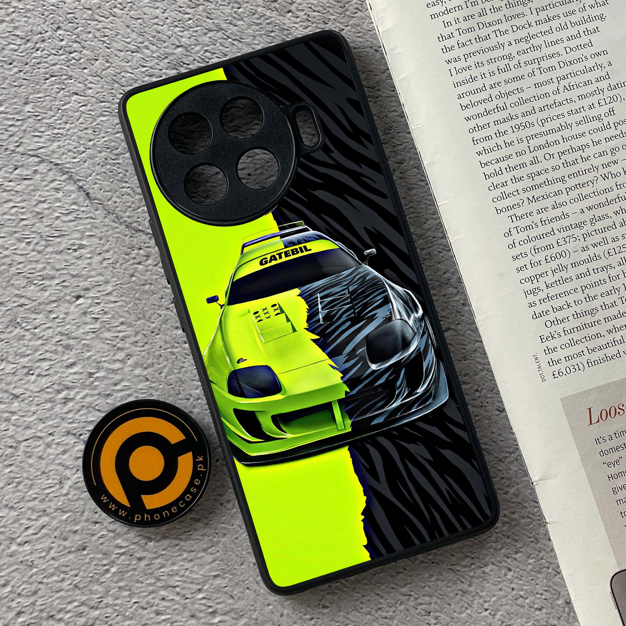 Tecno Spark 20 pro plus - Racing 2.0 Series - Premium Metal Printed soft Bumper shock Proof Case