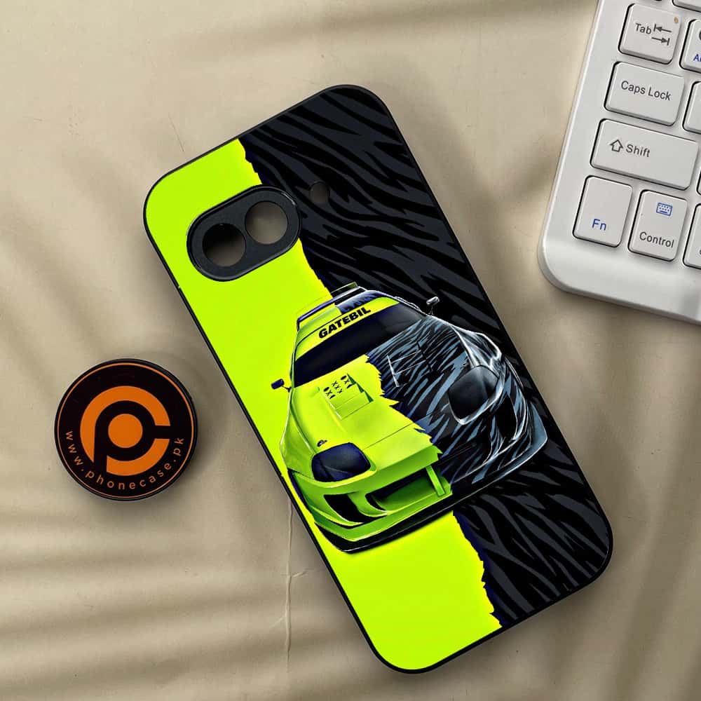 Google Pixel 9a - Racing 2.0 Series - Premium Metal Printed soft Bumper Shock Proof Case