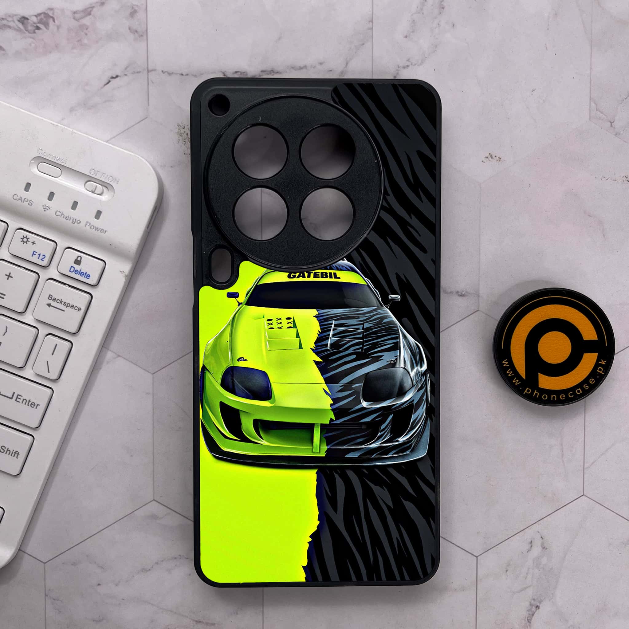 Tecno Camon 30 Premier - Racing 2.0 Series - Premium Metal Printed soft Bumper shock Proof Case