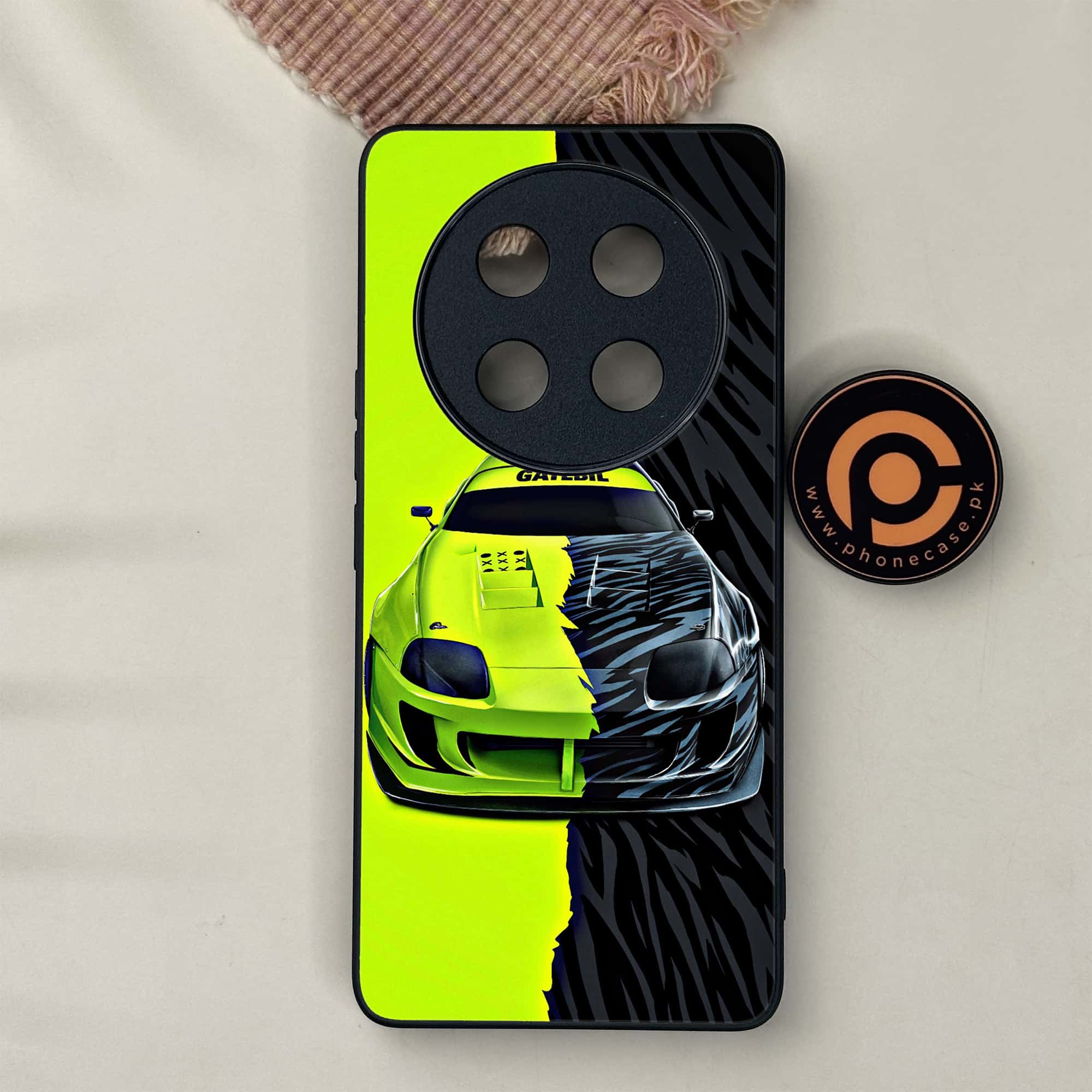 Honor X9c 5G - Racing 2.0 Series - Premium Metal Printed soft Bumper shock Proof Case
