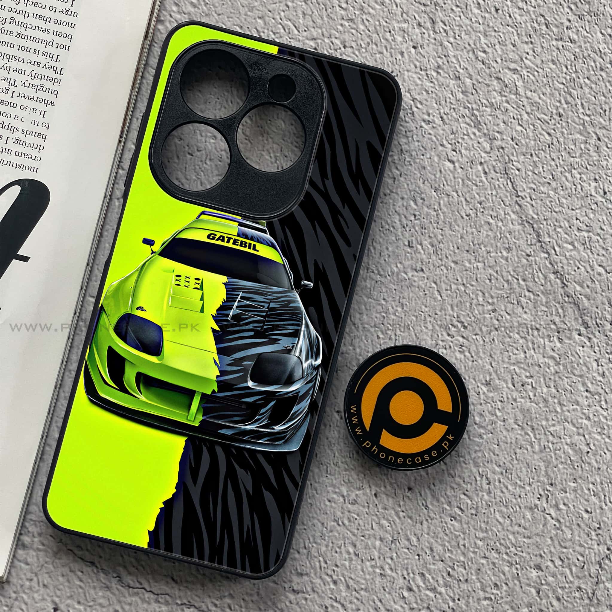 Realme C61 - Racing 2.0 Series - Premium Metal Printed soft Bumper shock Proof Case