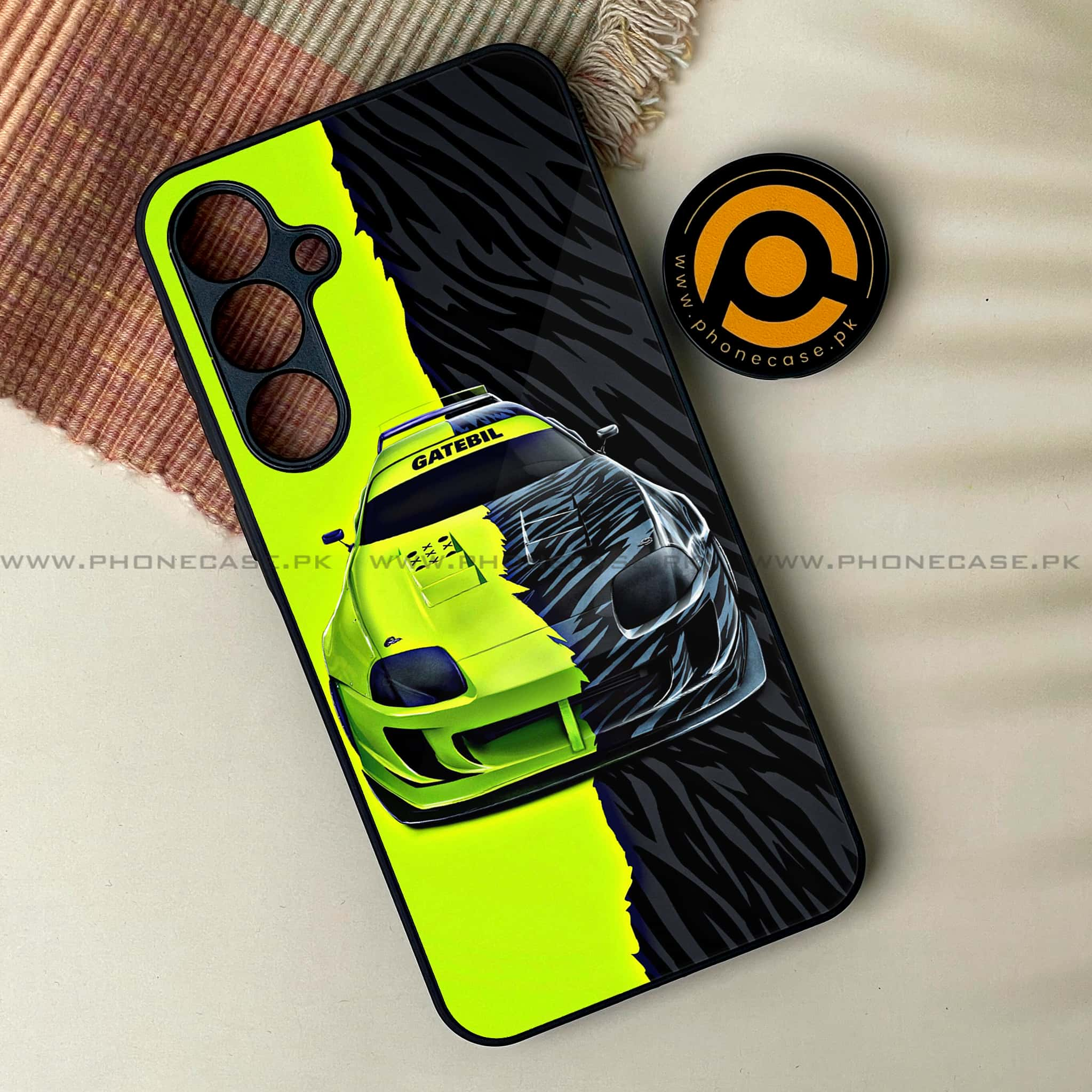 Samsung Galaxy A14 - Racing 2.0 Series - Premium Printed Glass soft Bumper shock Proof Case