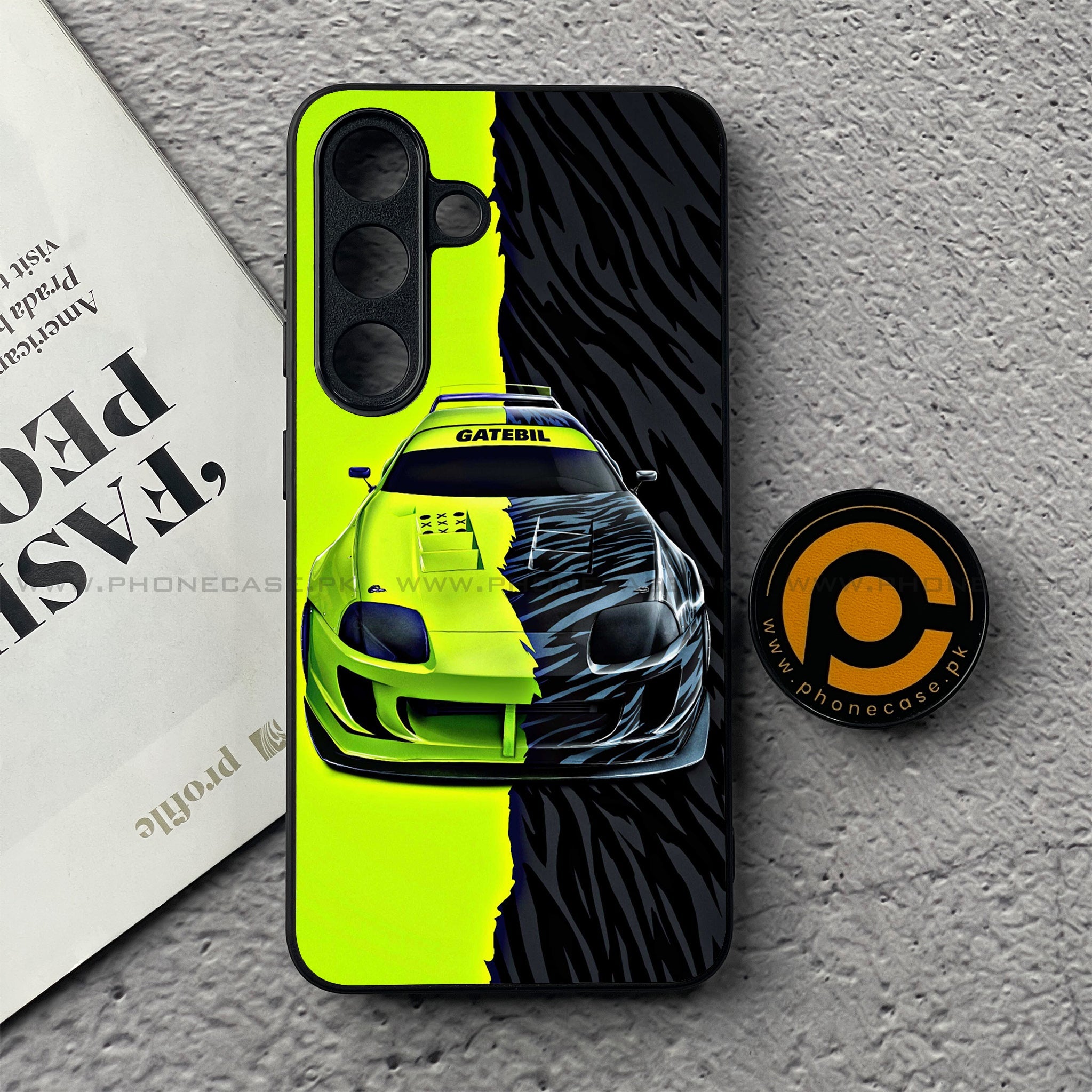 Samsung Galaxy S25 FE - Racing 2.0 Series - Premium Metal Printed soft Bumper shock Proof Case