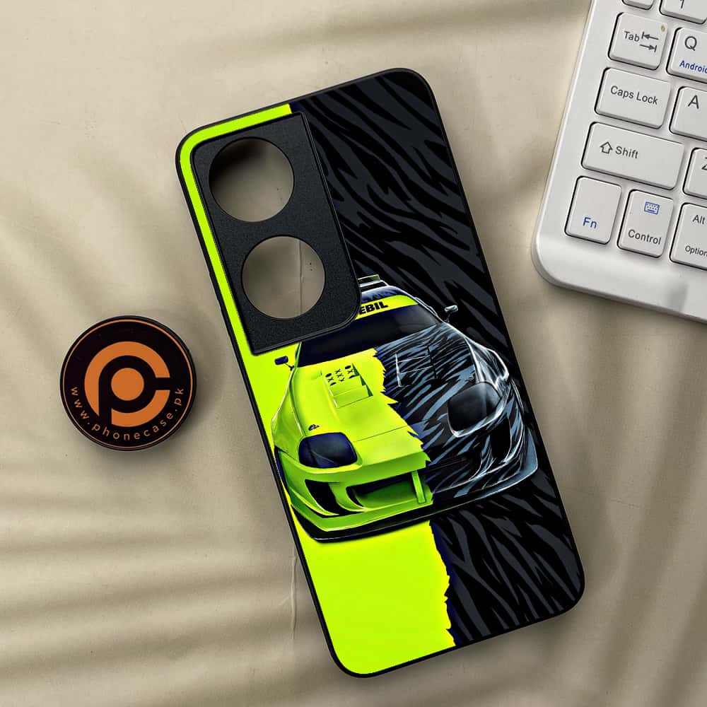 Honor X7b - Racing 2.0 Series - Premium Metal  Printed soft Bumper shock Proof Case