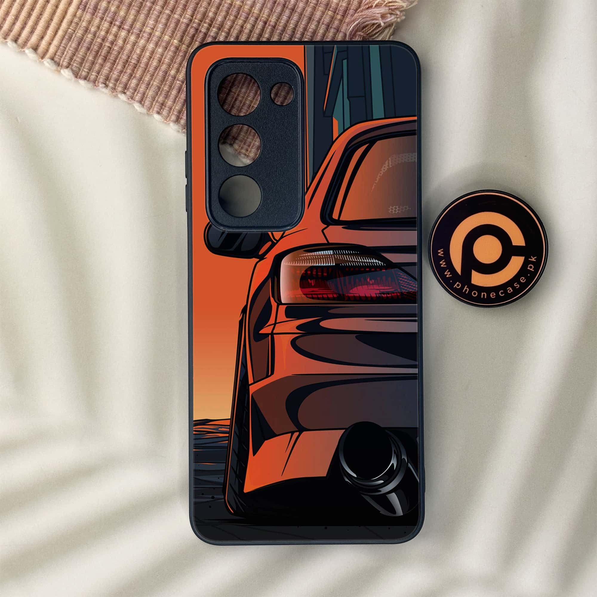 Oppo A5 2025 - Racing 2.0 Series - Premium Metal Printed soft Bumper shock Proof Case