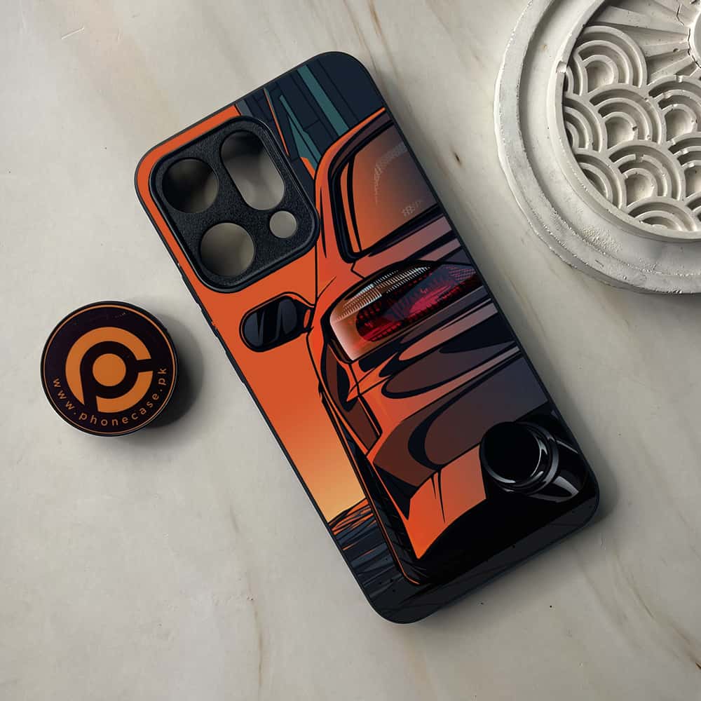 Oppo Reno 14 5G - Racing 2.0 Series - Premium Metal Printed soft Bumper shock Proof Case