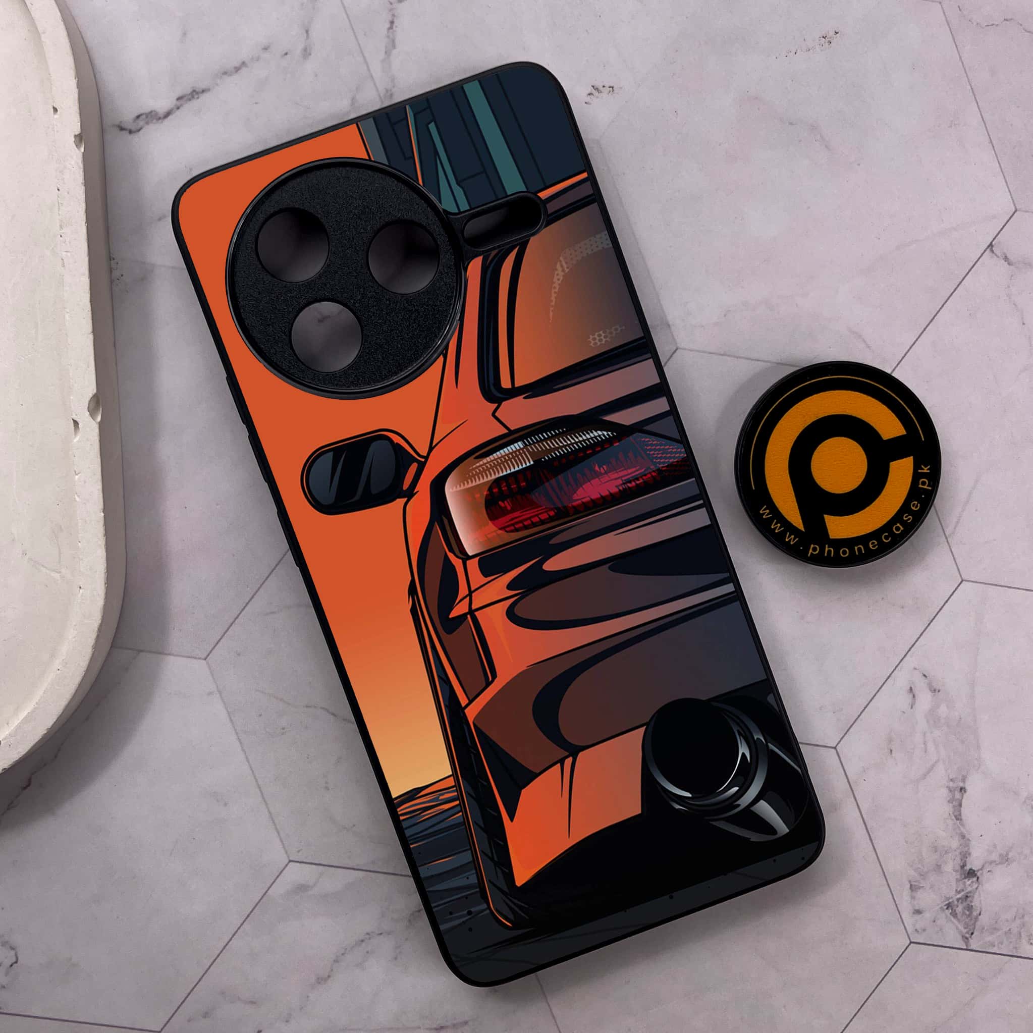 Xiaomi Poco F7 Pro 5G - Racing 2.0 Series - Premium Metal Printed soft Bumper shock Proof Case