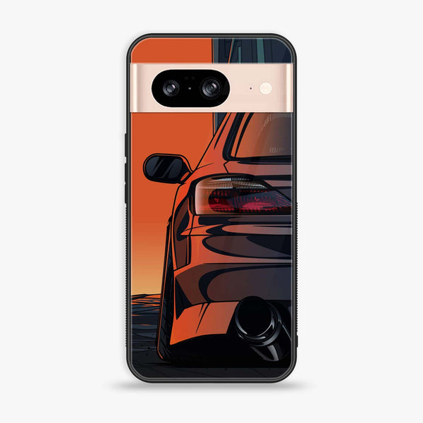 Google Pixel 8 -  Racing 2.0 Design 4- Premium Metal Printed soft Bumper Shock Proof Case CS-43965