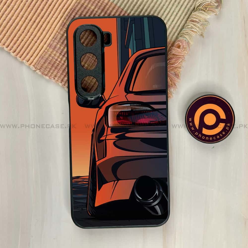 Infinix Hot 60i - Racing 2.0 Series - Premium Metal Printed soft Bumper shock Proof Case