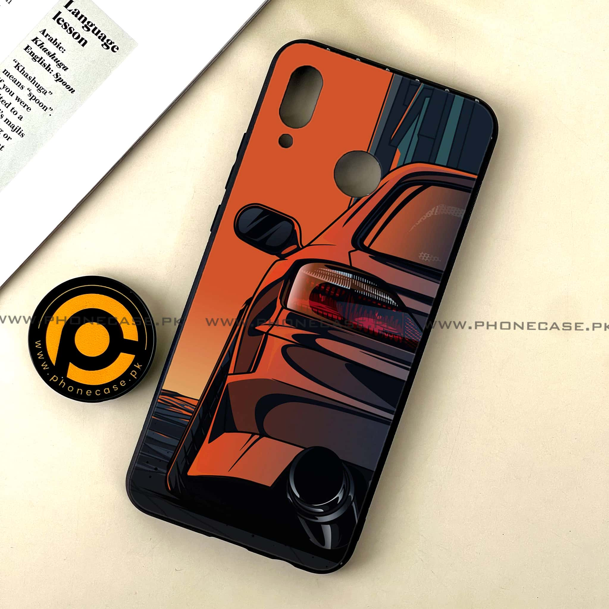 Huawei Nova 3 - Racing 2.0 Series - Premium Printed Glass soft Bumper shock Proof Case