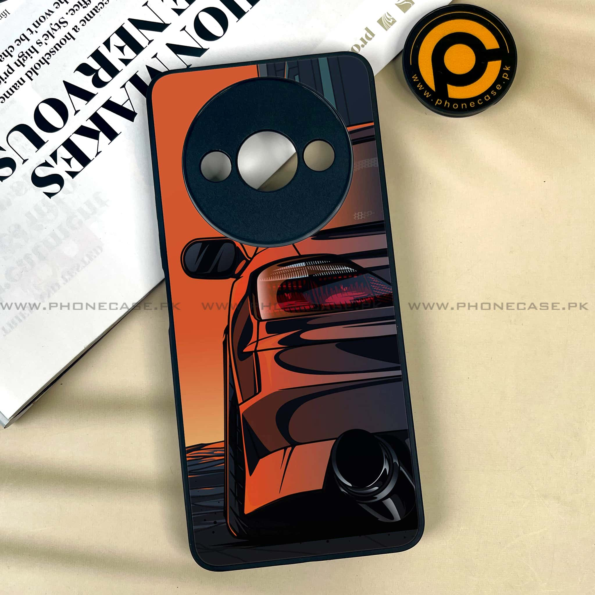 Xiaomi Redmi A3x - Racing Series 2.0 - Premium Printed Metal soft Bumper shock Proof Case