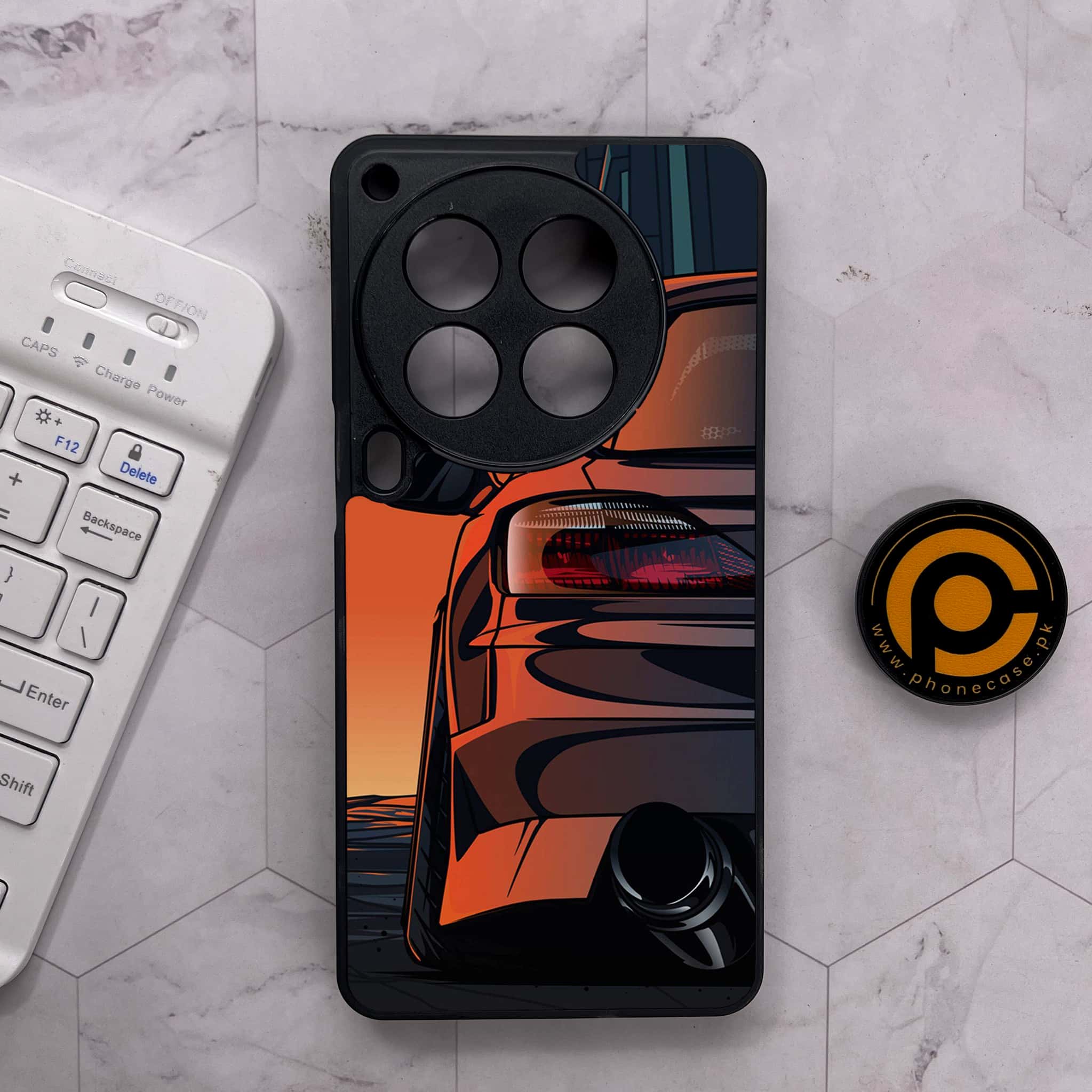 Tecno Camon 30 Premier - Racing 2.0 Series - Premium Metal Printed soft Bumper shock Proof Case