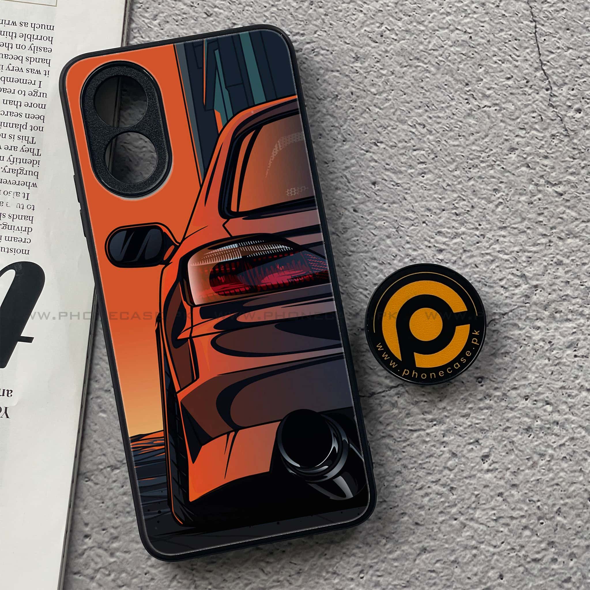 Oppo A18 4G - Racing 2.0 Series - Premium Metal  Printed soft Bumper shock Proof Case