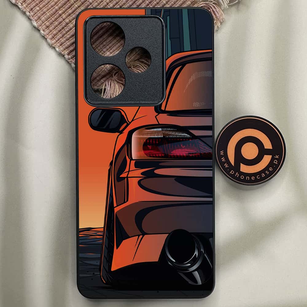Realme GT 7 - Racing 2.0 Series - Premium Metal Printed soft Bumper shock Proof Case