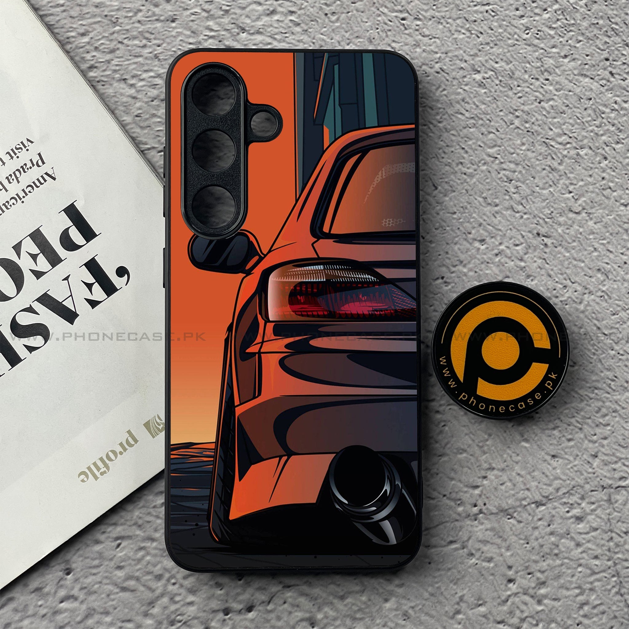 Samsung Galaxy S25 FE - Racing 2.0 Series - Premium Metal Printed soft Bumper shock Proof Case