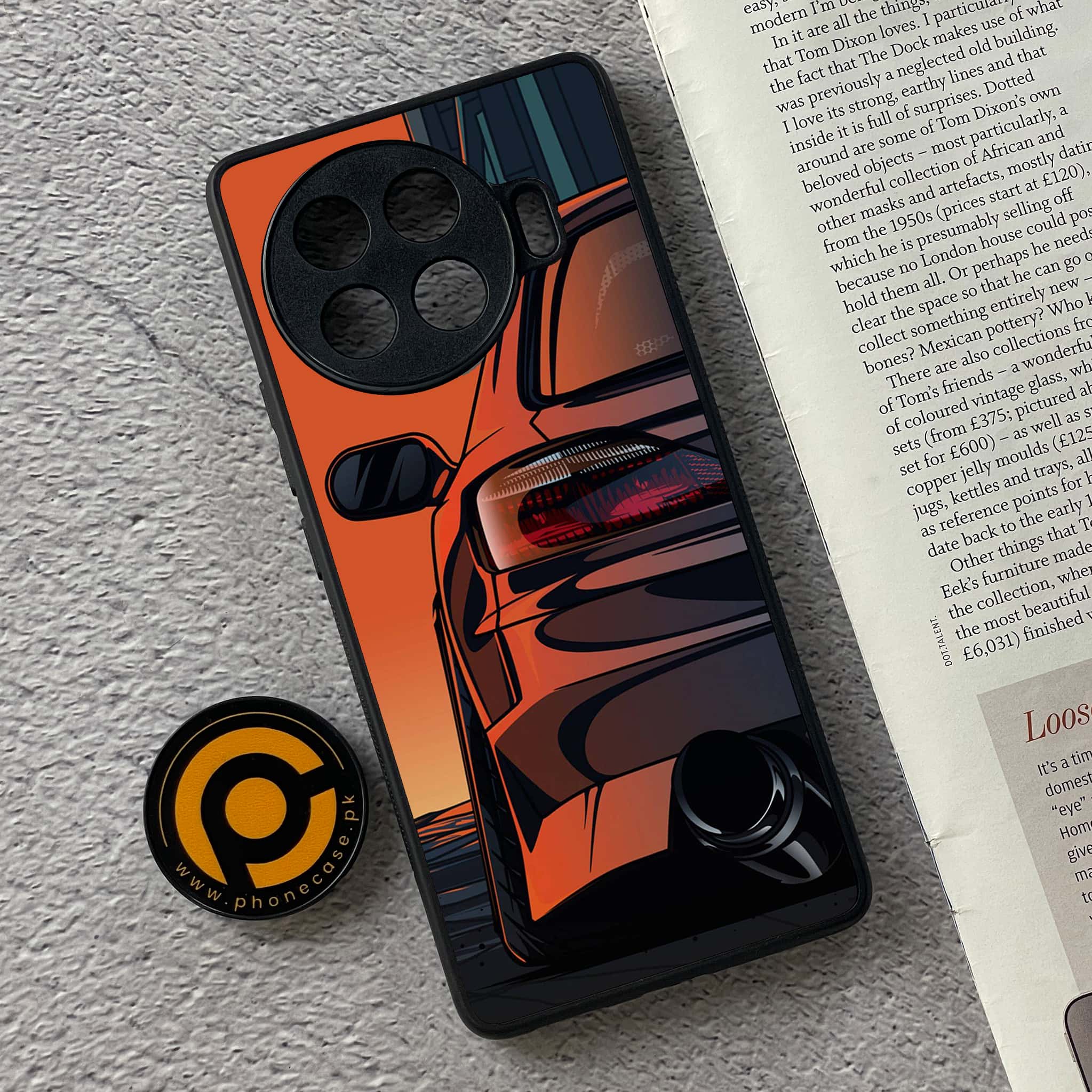 Tecno Spark 20 pro plus - Racing 2.0 Series - Premium Metal Printed soft Bumper shock Proof Case