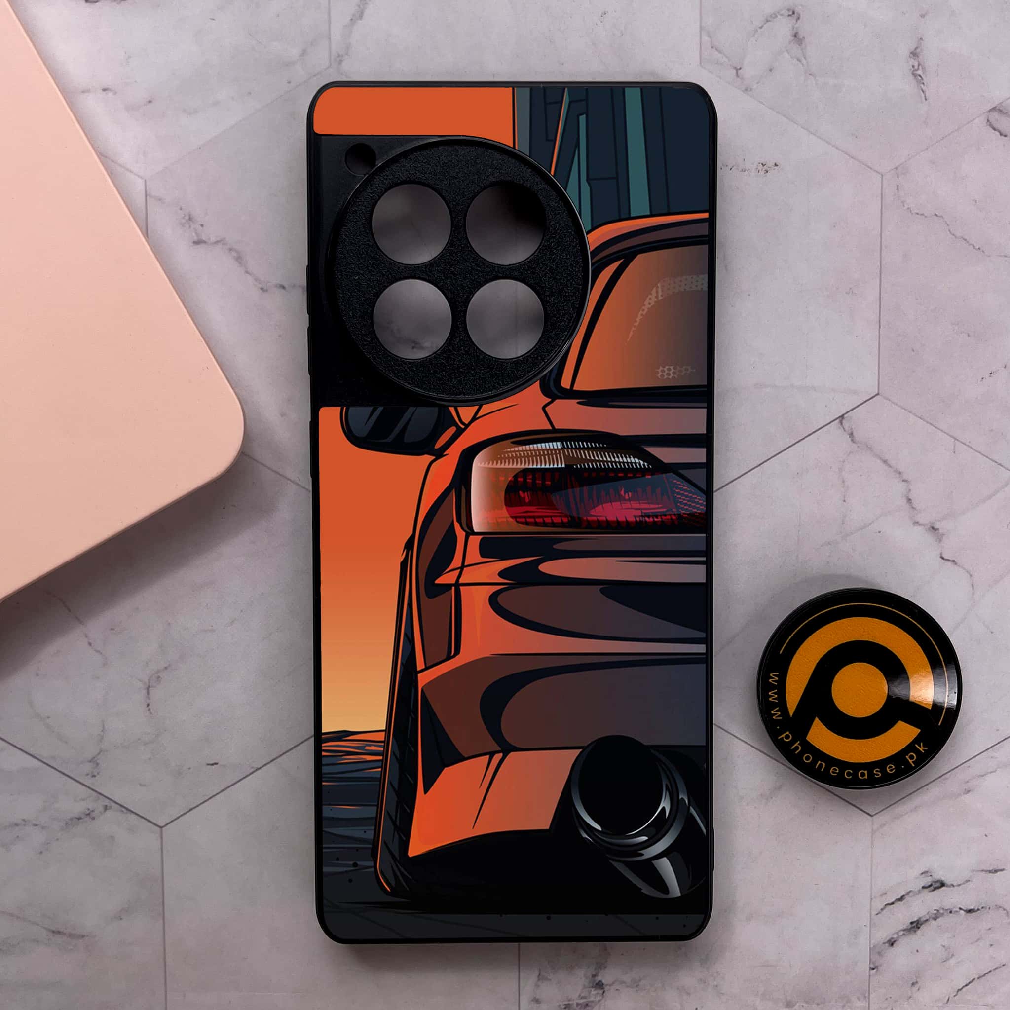 OnePlus 12R - Racing 2.0 Series - Premium Metal Printed soft Bumper shock Proof Case