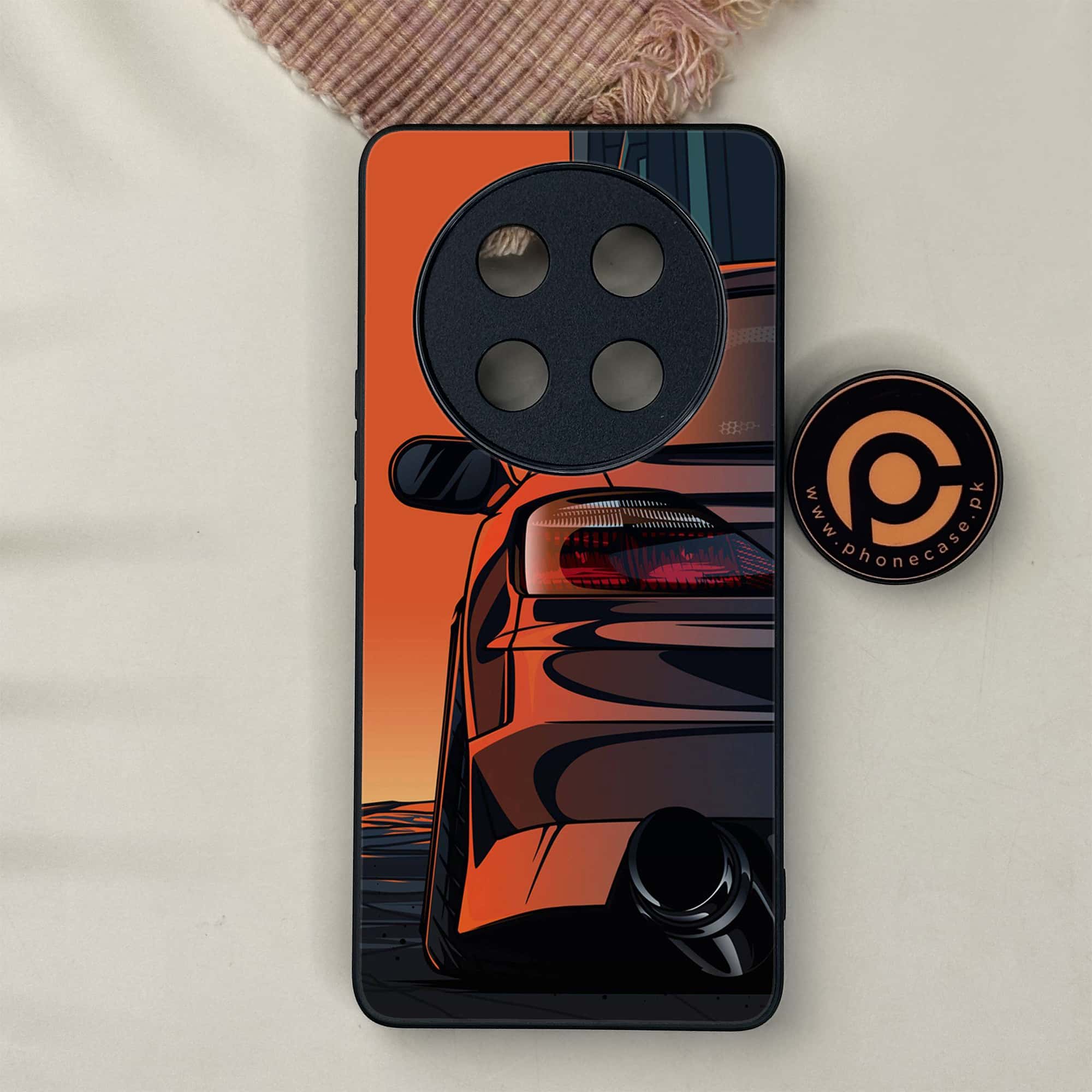 Honor X9c 5G - Racing 2.0 Series - Premium Metal Printed soft Bumper shock Proof Case