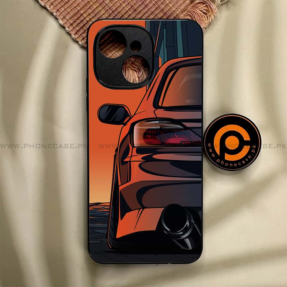 Tecno Spark 40C - Racing 2.0 Series - Premium Metal Printed soft Bumper shock Proof Case