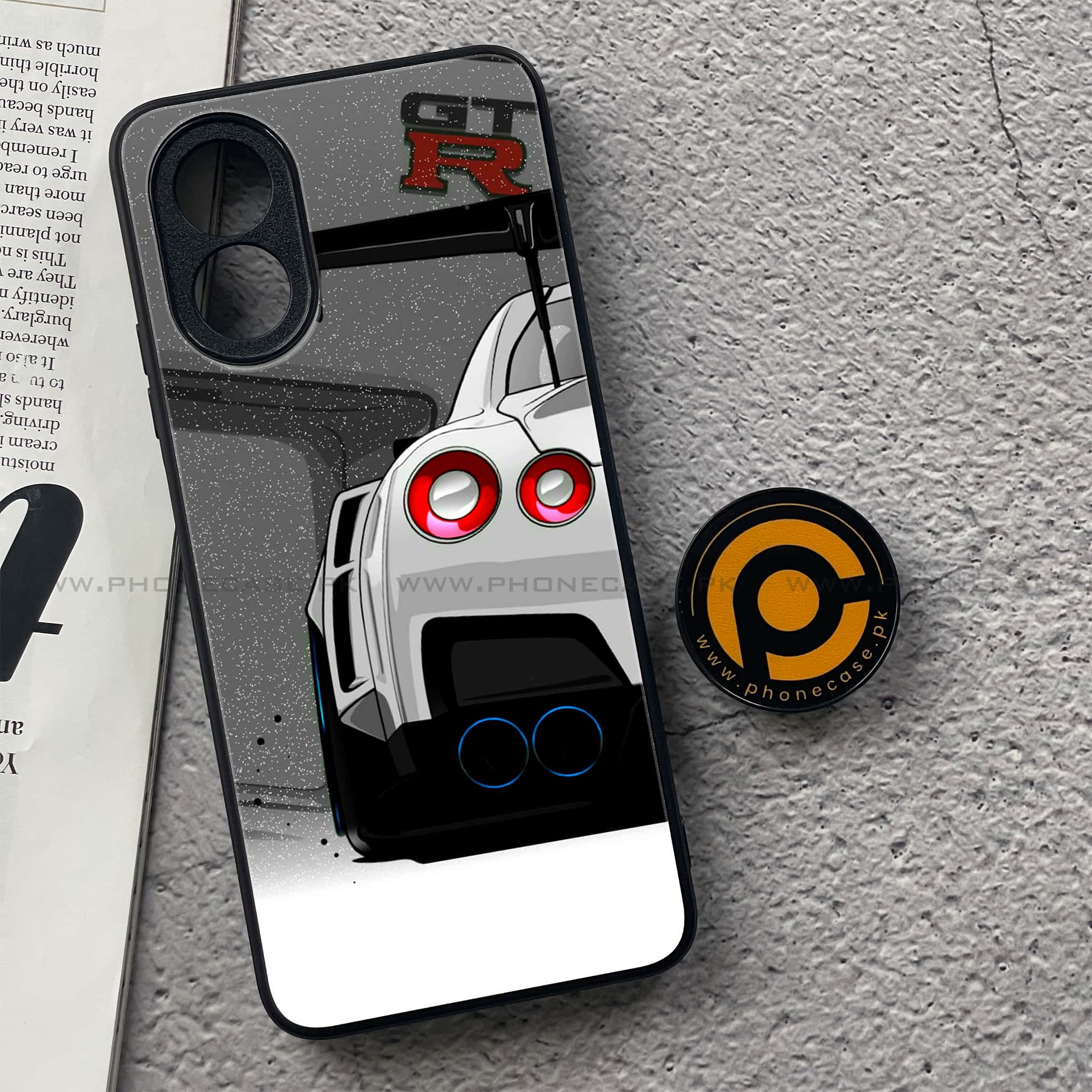 Oppo A18 4G - Racing 2.0 Series - Premium Metal  Printed soft Bumper shock Proof Case